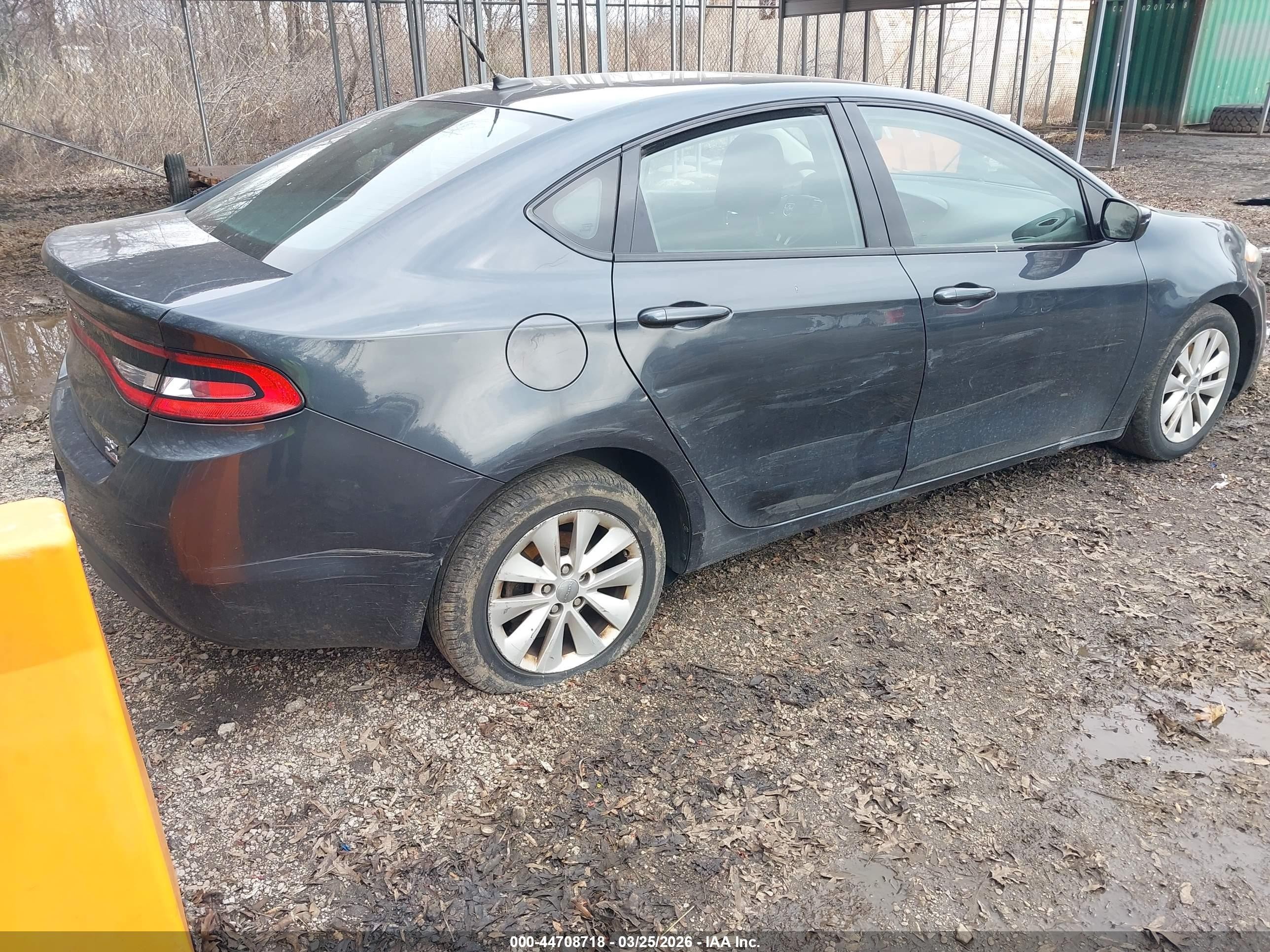 2014 Dodge Dart Sxt Gray vin: 1C3CDFBB0ED901795
