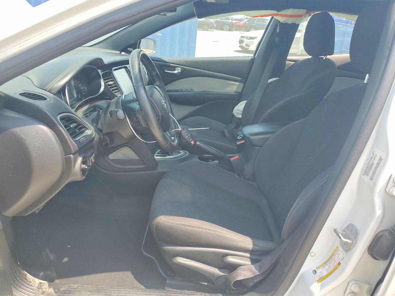 2014 Dodge Dart Sxt White vin: 1C3CDFBB0ED906687