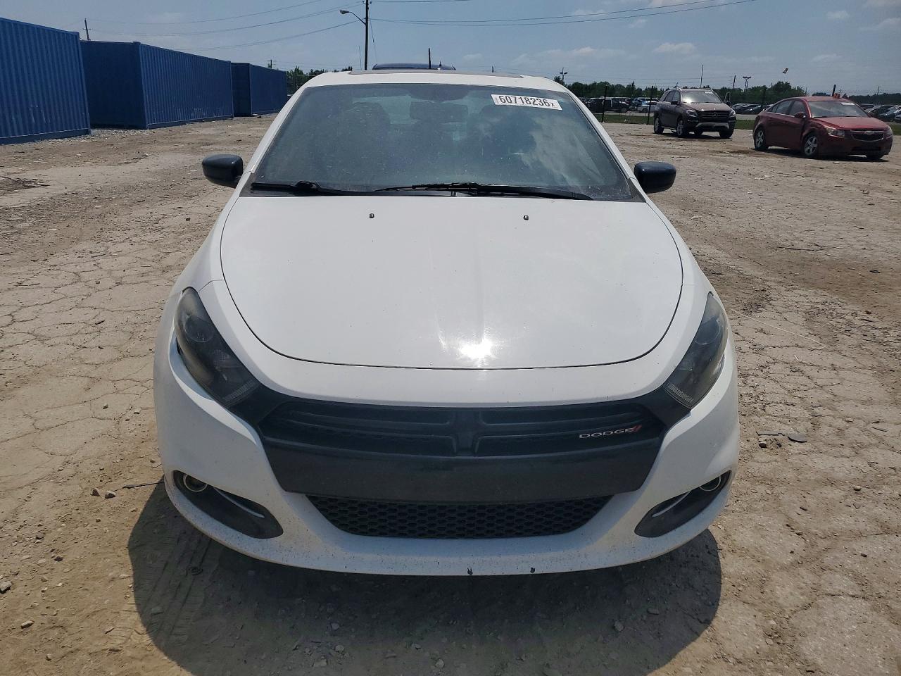 2014 Dodge Dart Sxt White vin: 1C3CDFBB0ED906687