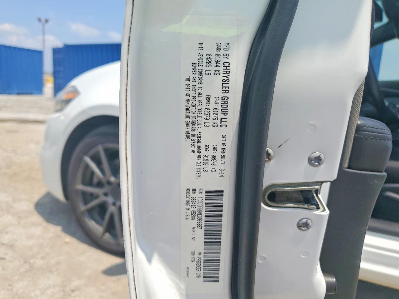 2014 Dodge Dart Sxt White vin: 1C3CDFBB0ED906687