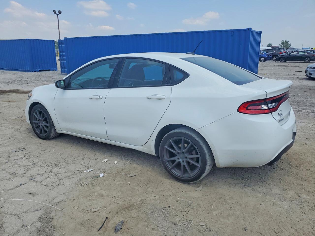 2014 Dodge Dart Sxt White vin: 1C3CDFBB0ED906687