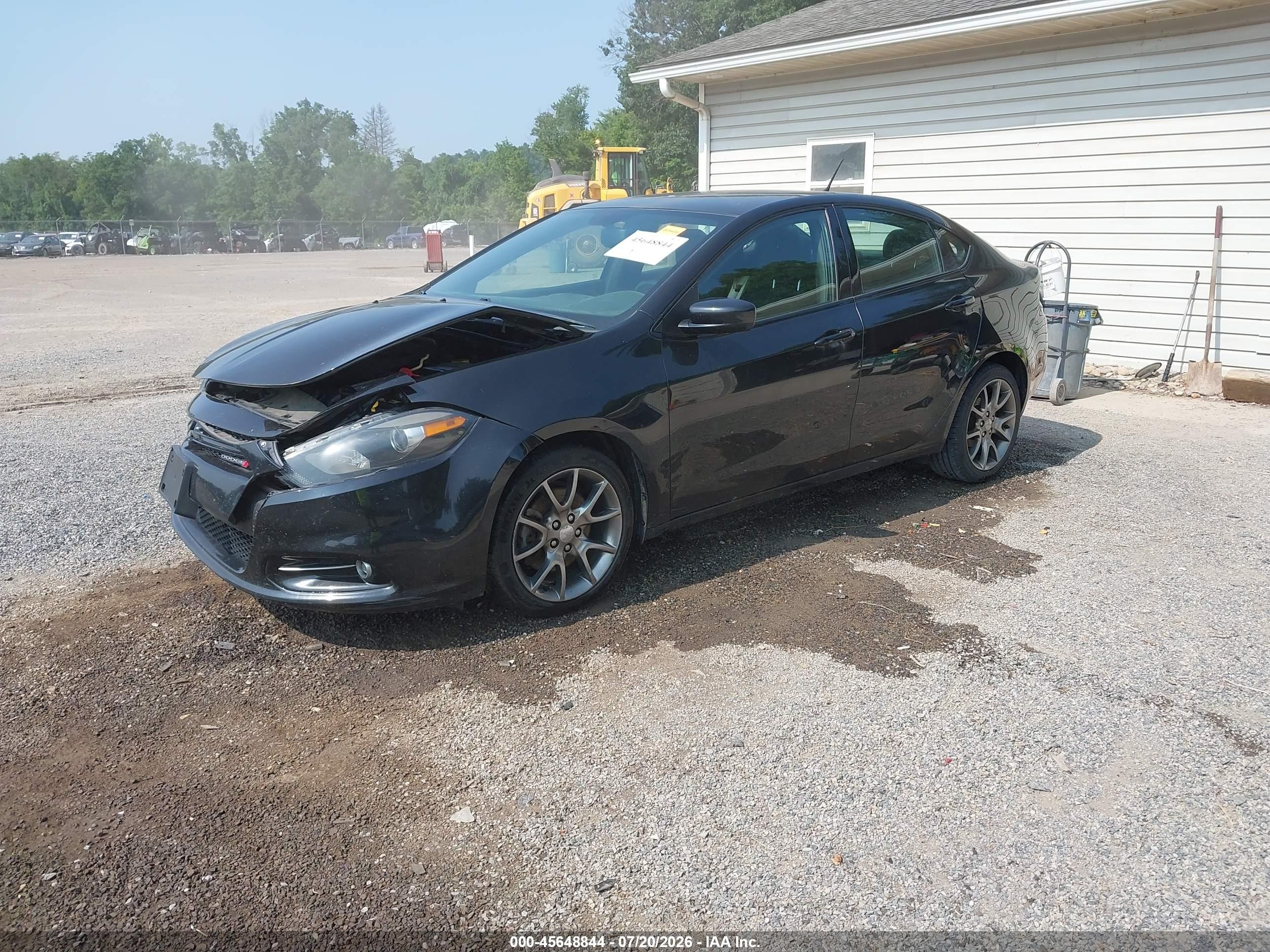 2014 Dodge Dart Sxt Black vin: 1C3CDFBB0ED914742