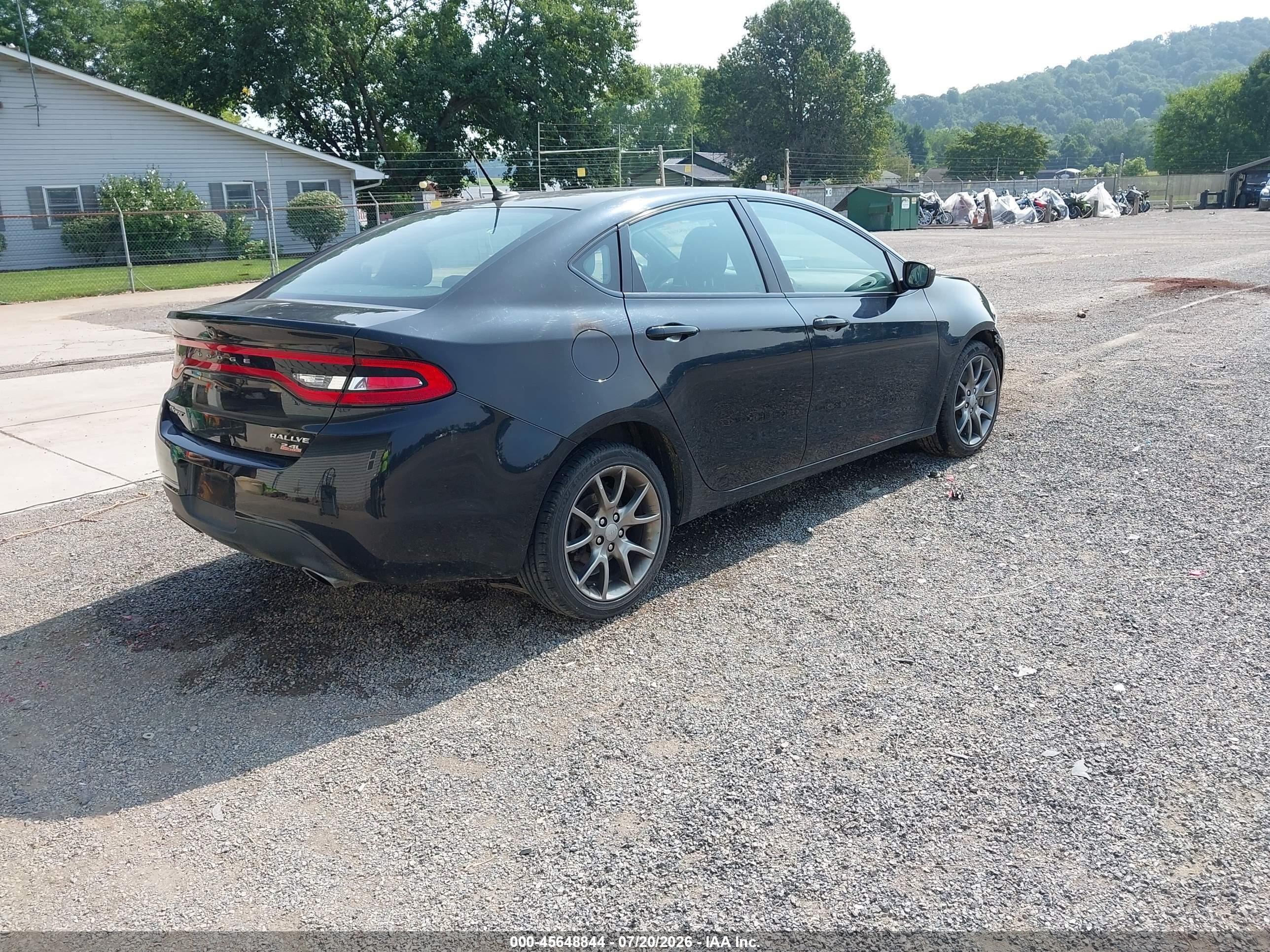 2014 Dodge Dart Sxt Black vin: 1C3CDFBB0ED914742