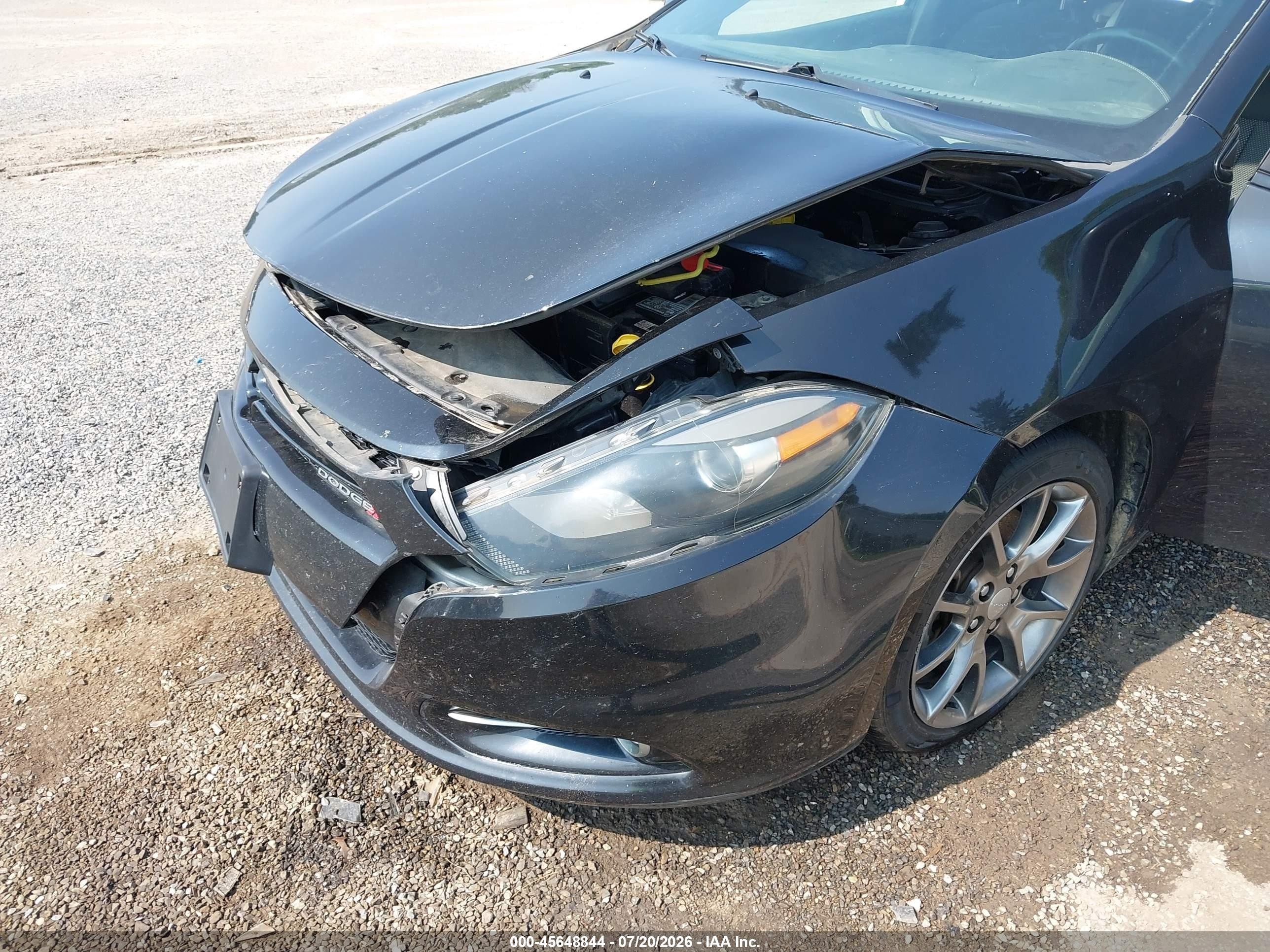 2014 Dodge Dart Sxt Black vin: 1C3CDFBB0ED914742