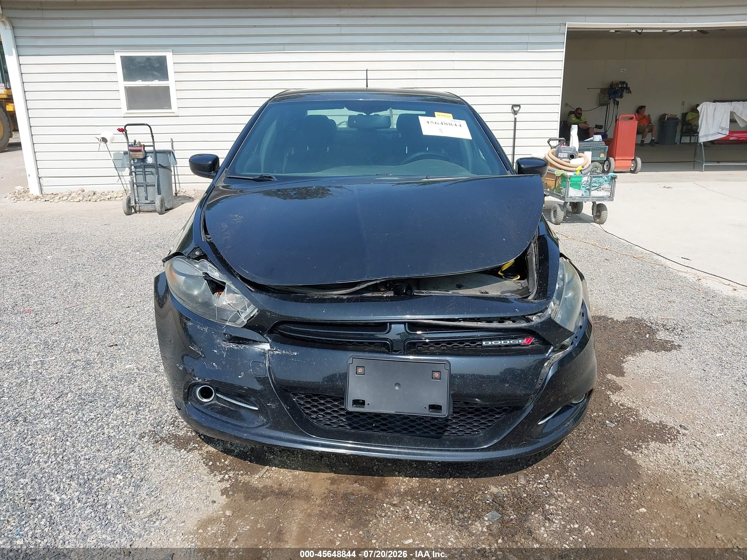 2014 Dodge Dart Sxt Black vin: 1C3CDFBB0ED914742