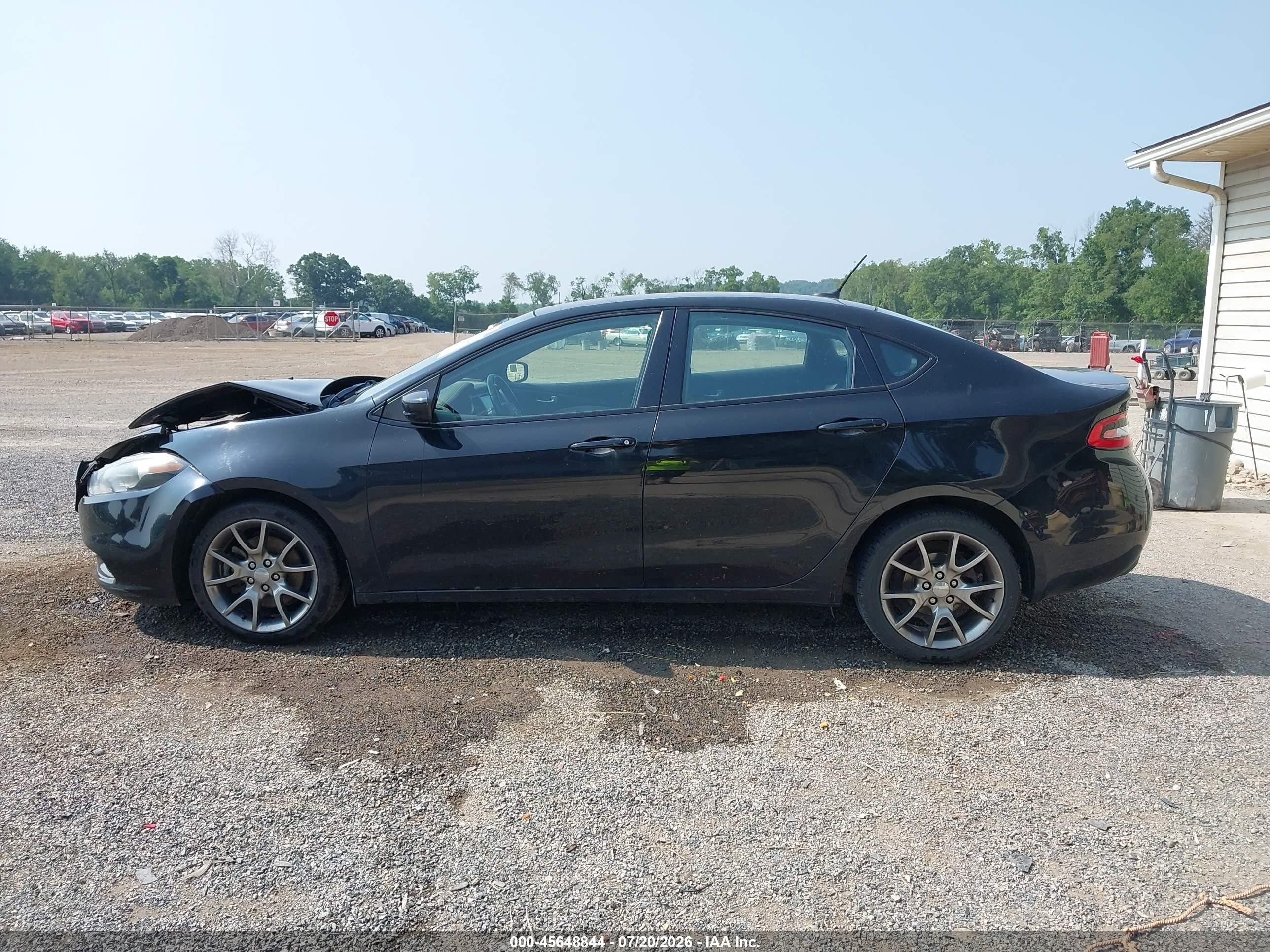 2014 Dodge Dart Sxt Black vin: 1C3CDFBB0ED914742