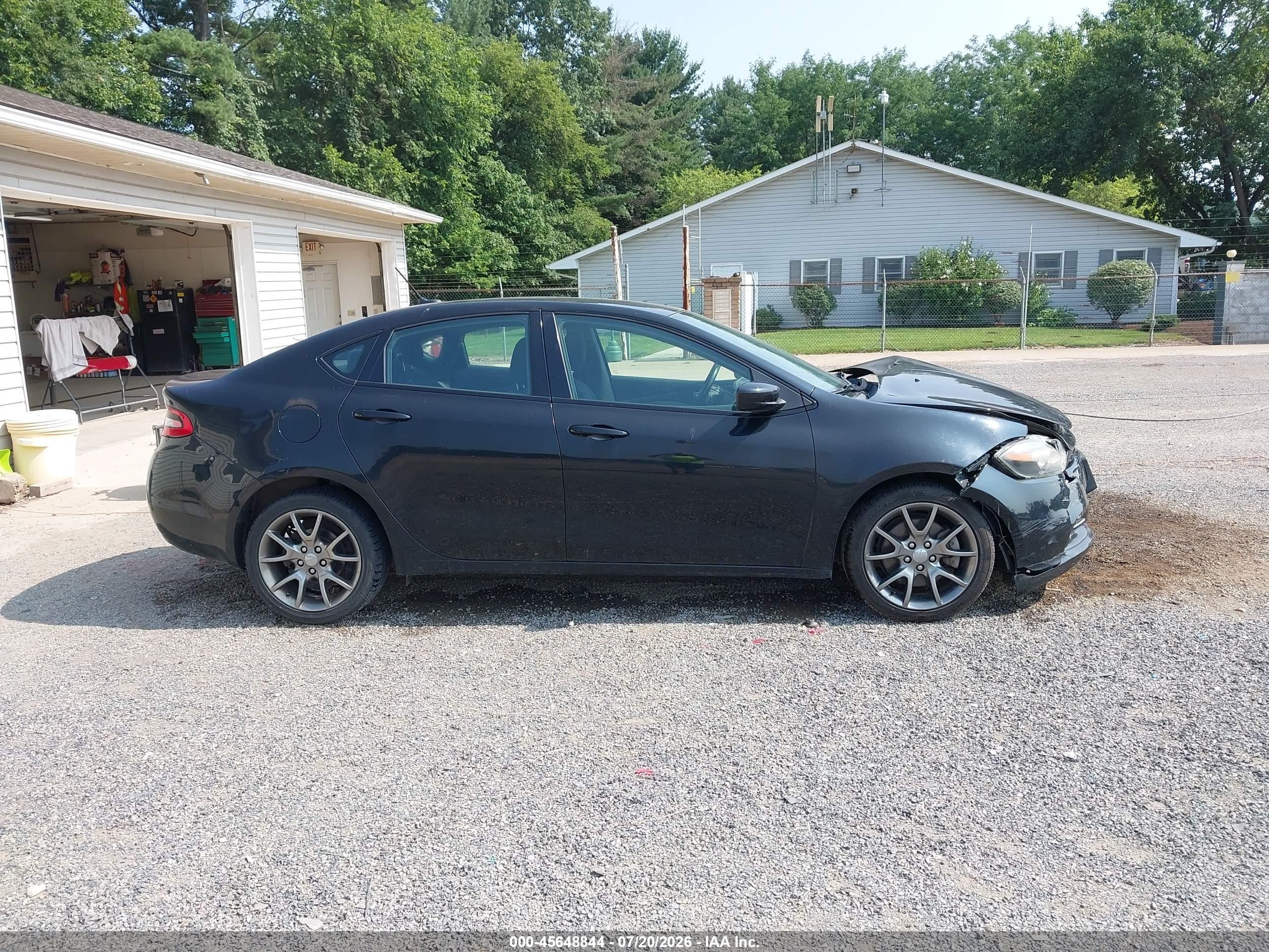 2014 Dodge Dart Sxt Black vin: 1C3CDFBB0ED914742