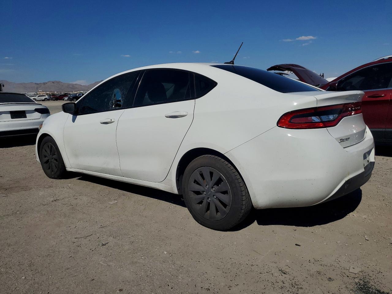 2014 Dodge Dart Sxt White vin: 1C3CDFBB0ED917690