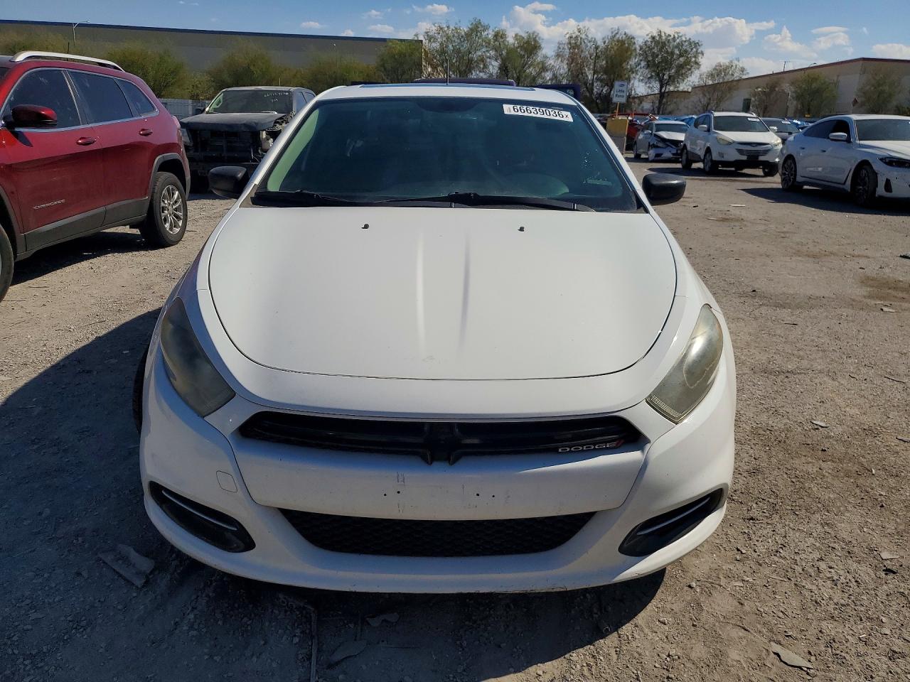 2014 Dodge Dart Sxt White vin: 1C3CDFBB0ED917690