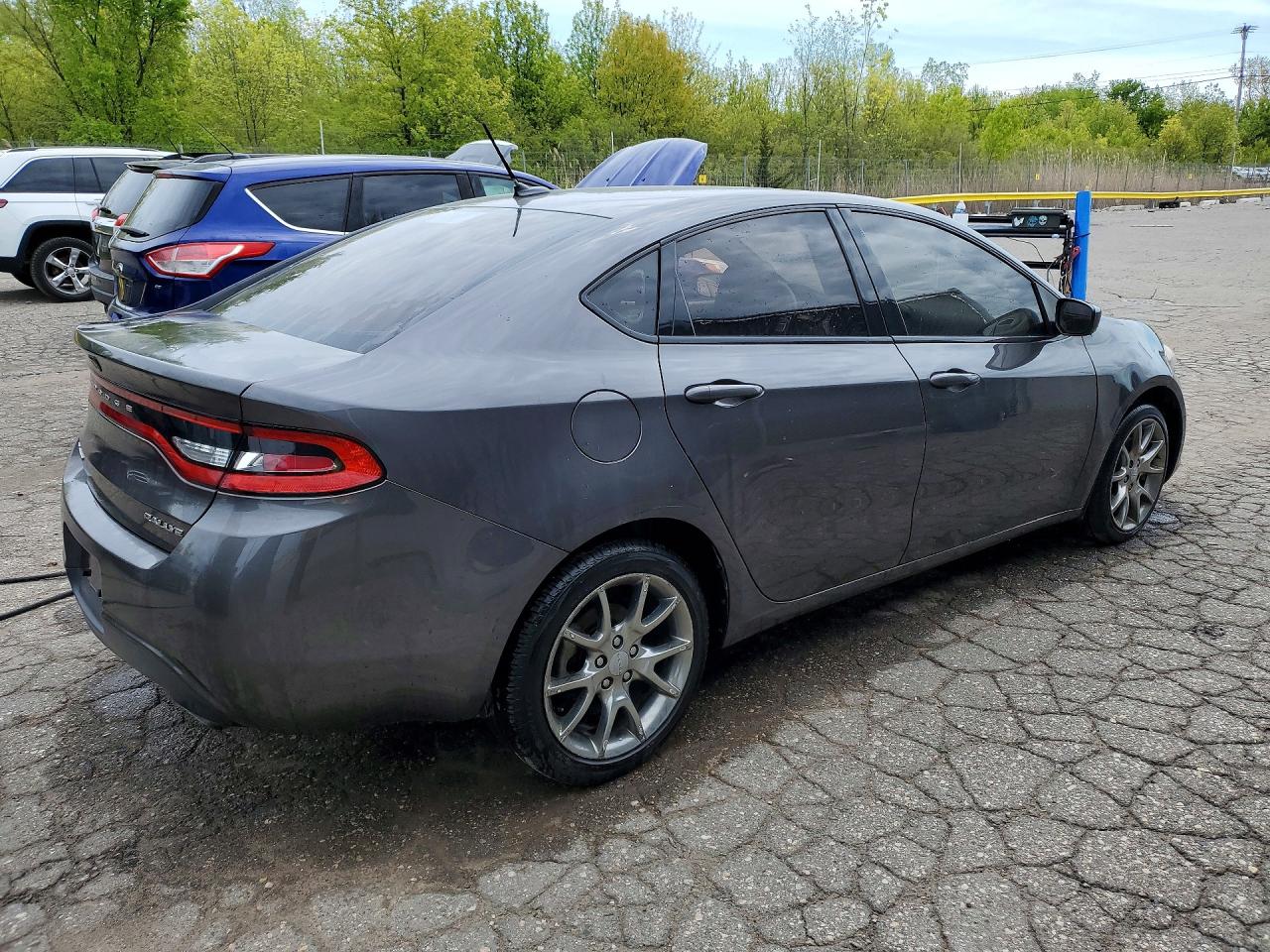 2015 Dodge Dart Sxt Gray vin: 1C3CDFBB0FD116565