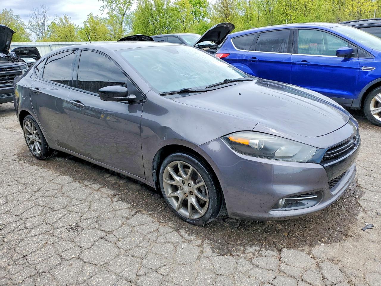 2015 Dodge Dart Sxt Gray vin: 1C3CDFBB0FD116565