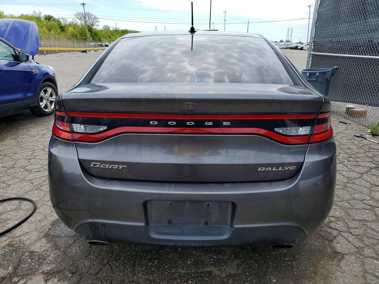 2015 Dodge Dart Sxt Gray vin: 1C3CDFBB0FD116565