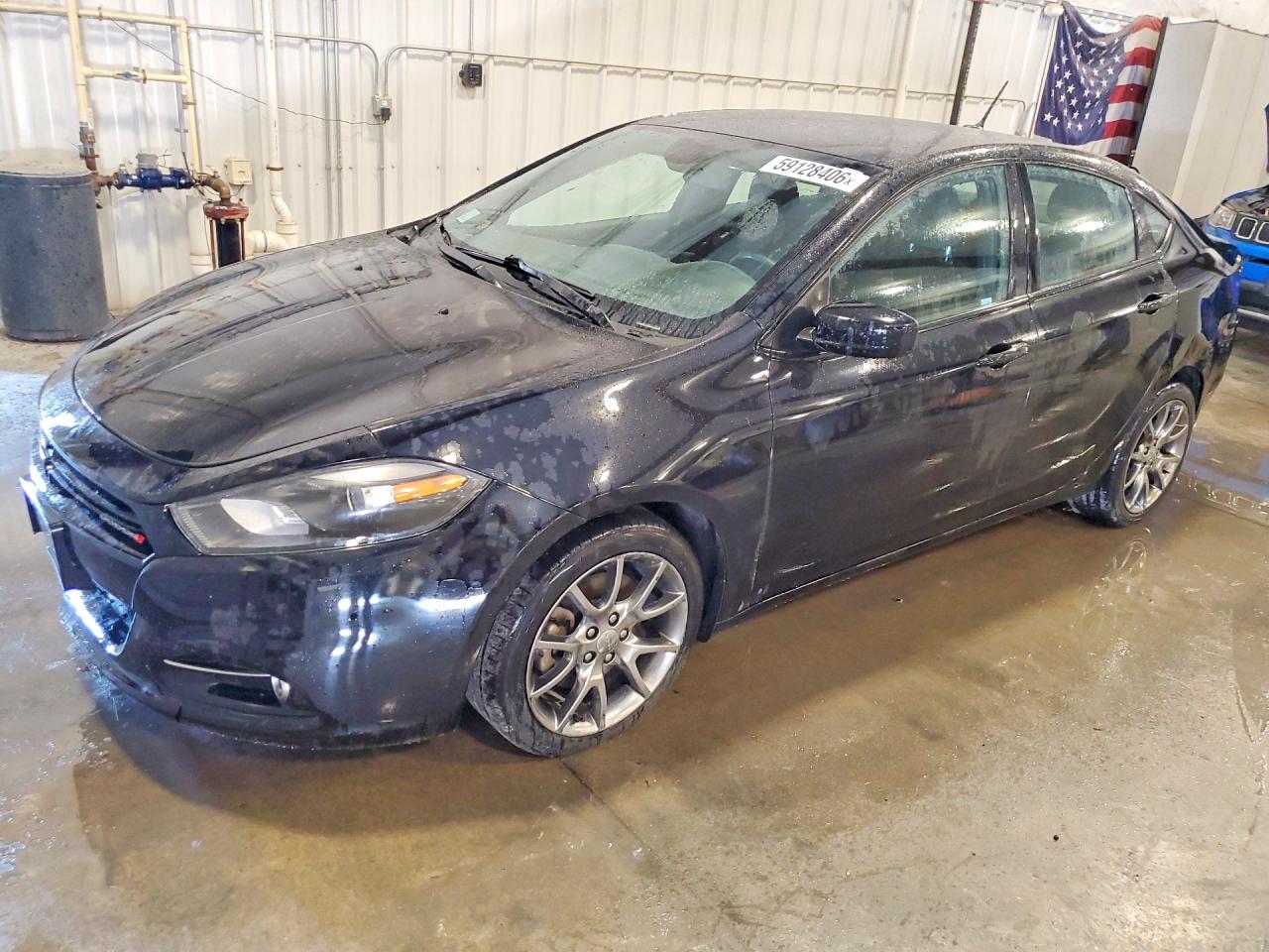 2015 Dodge Dart Sxt Black vin: 1C3CDFBB0FD128067