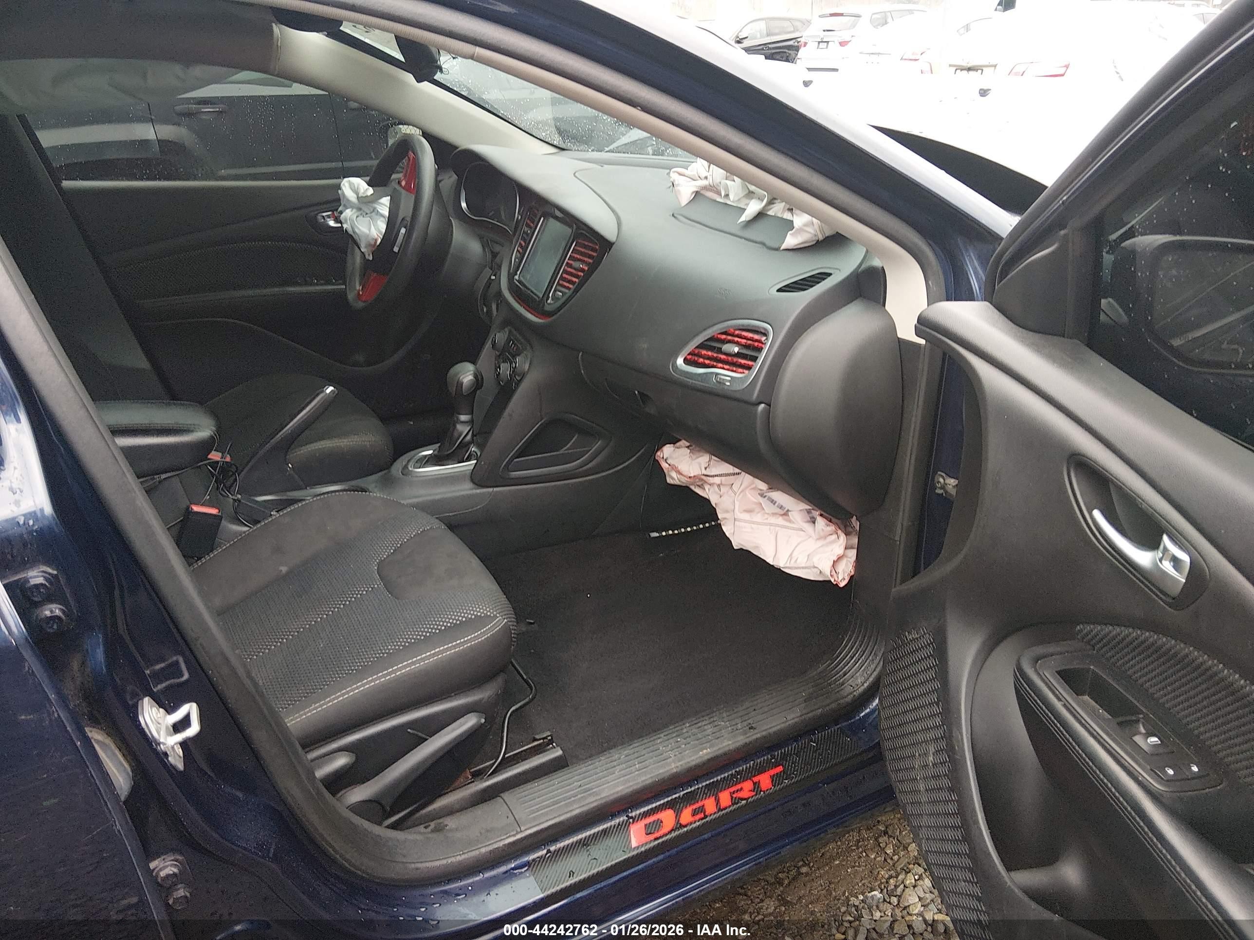 2015 Dodge Dart Sxt Blue vin: 1C3CDFBB0FD200188