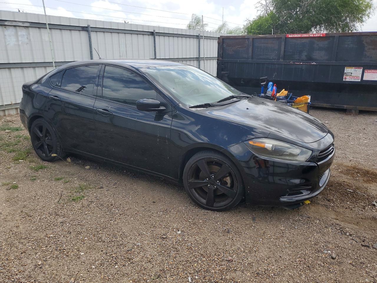2015 Dodge Dart Sxt Black vin: 1C3CDFBB0FD213300