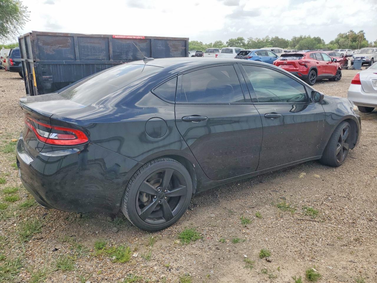 2015 Dodge Dart Sxt Black vin: 1C3CDFBB0FD213300