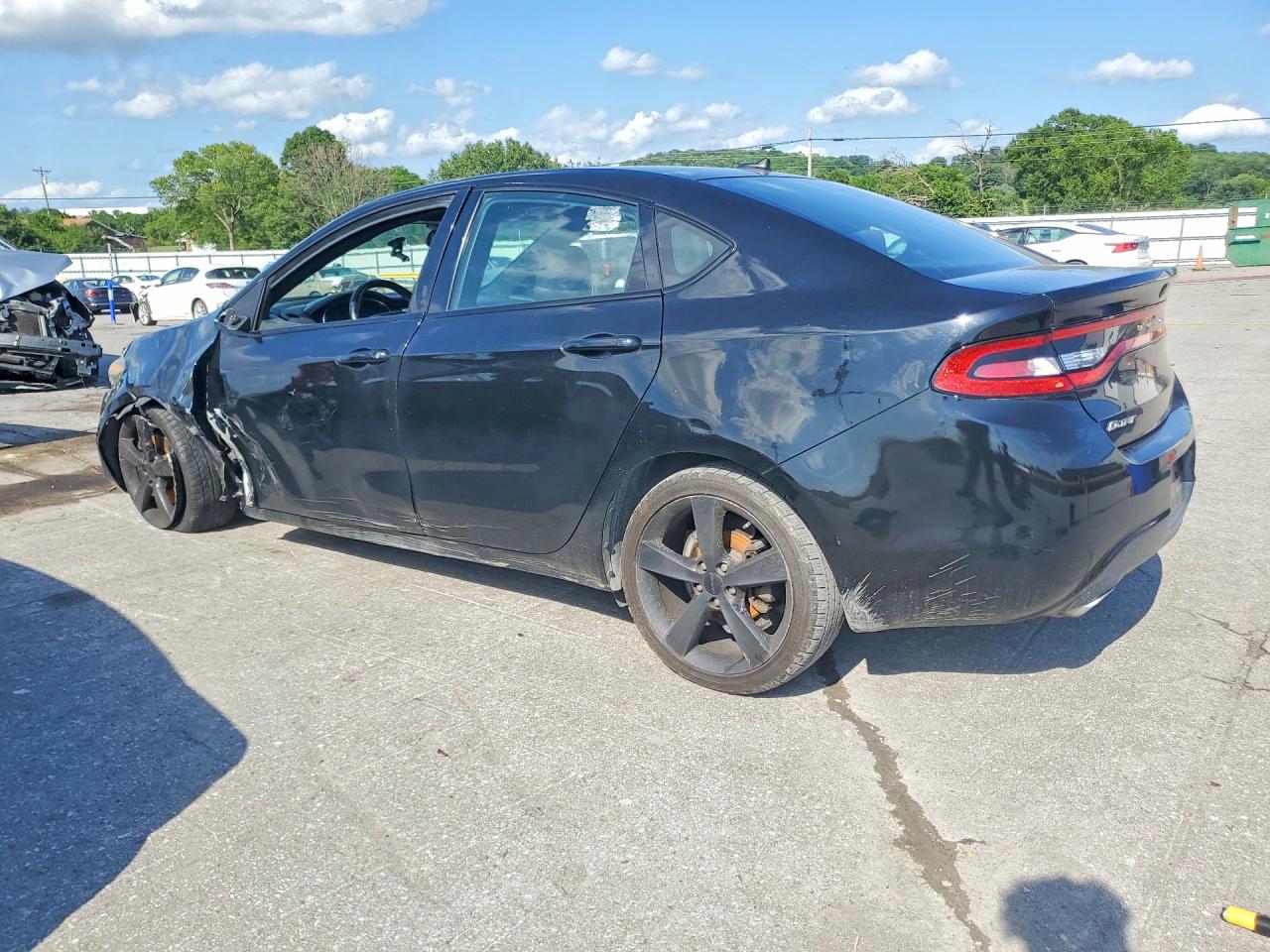 2015 Dodge Dart Sxt Black vin: 1C3CDFBB0FD225124