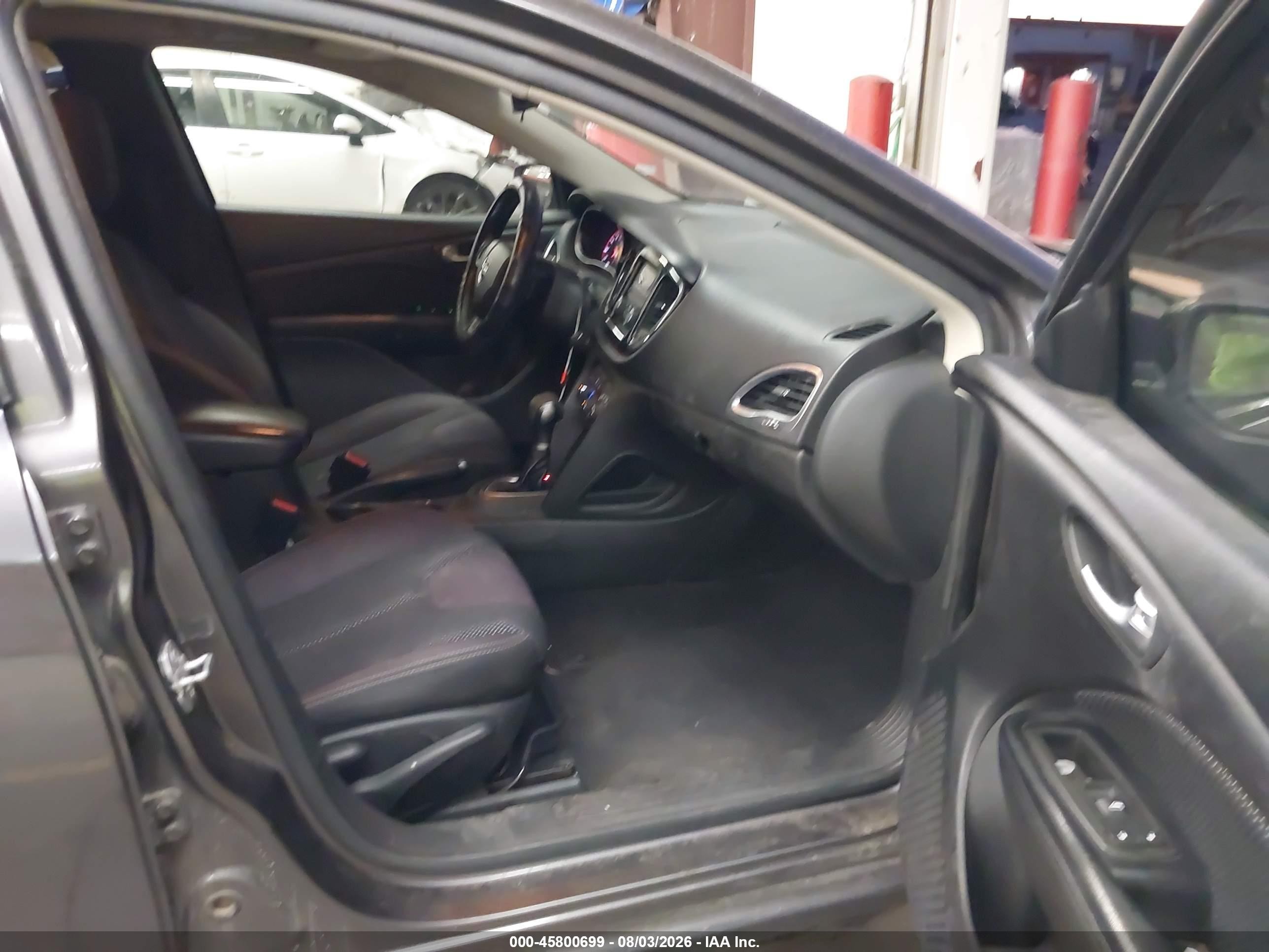 2015 Dodge Dart Sxt Gray vin: 1C3CDFBB0FD238407