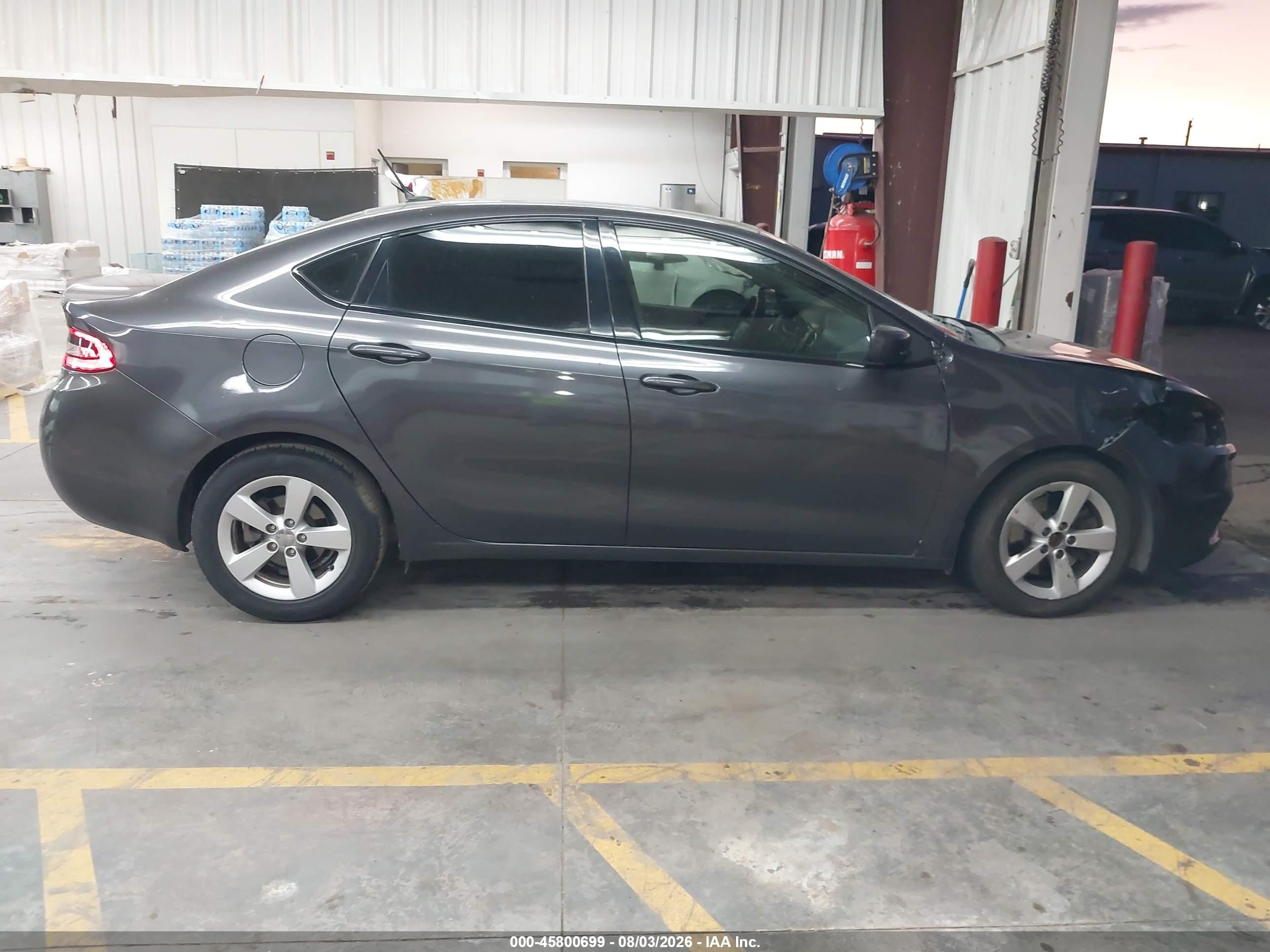 2015 Dodge Dart Sxt Gray vin: 1C3CDFBB0FD238407