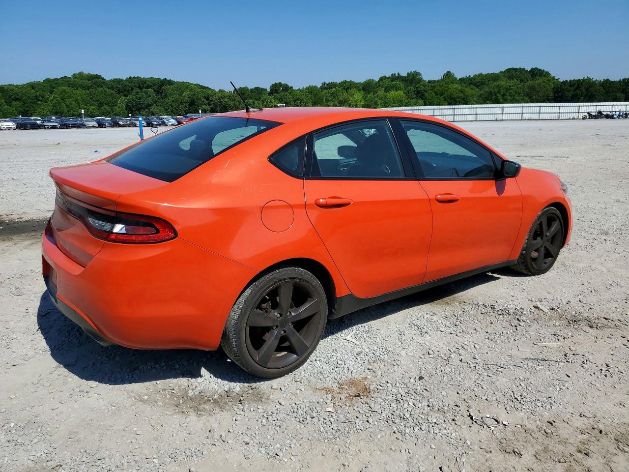 2015 Dodge Dart Sxt Оранжевый vin: 1C3CDFBB0FD298560