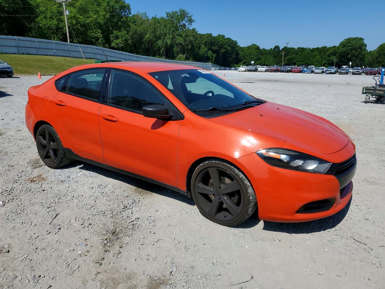 2015 Dodge Dart Sxt Оранжевый vin: 1C3CDFBB0FD298560