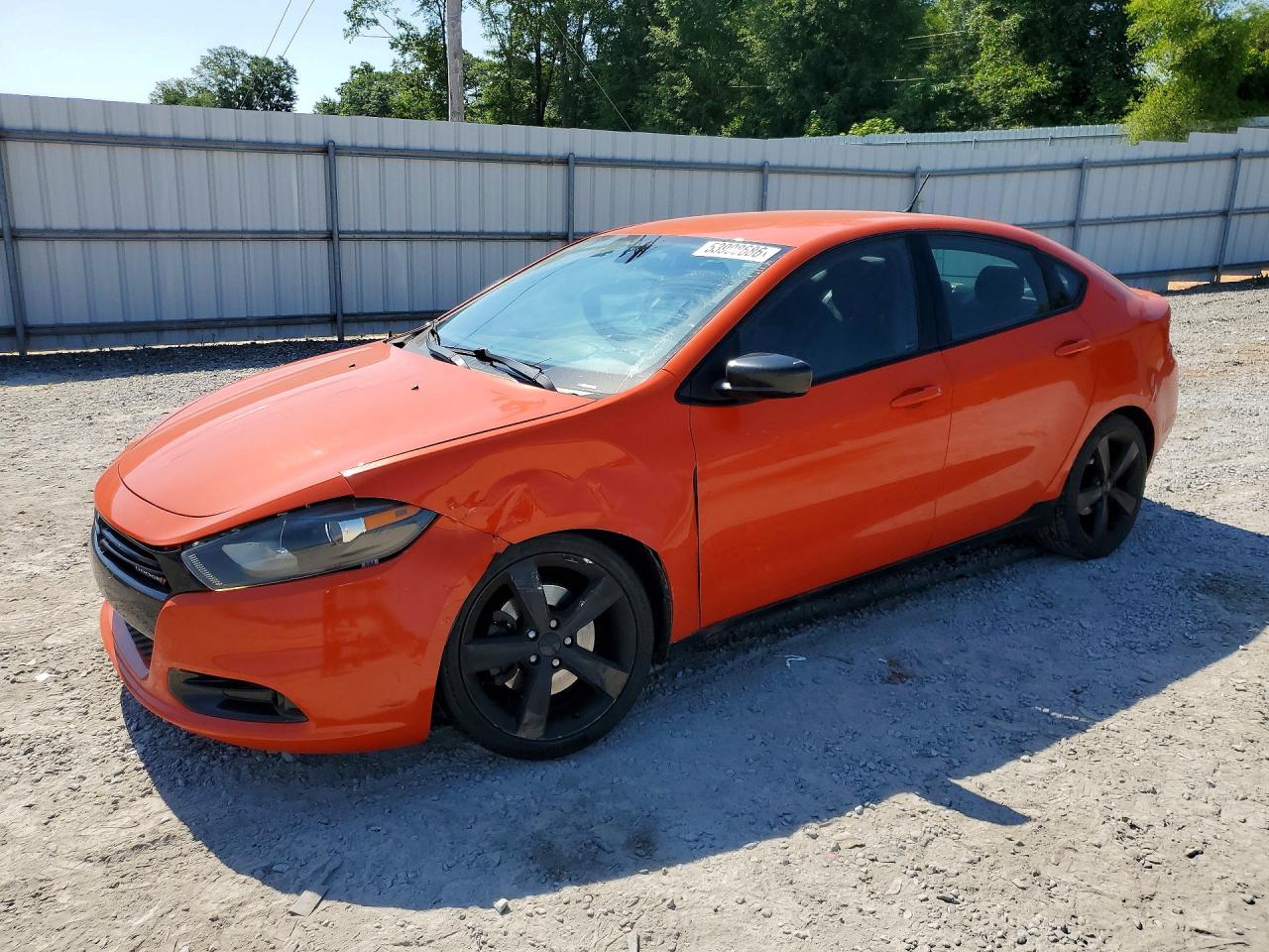2015 Dodge Dart Sxt Оранжевый vin: 1C3CDFBB0FD298560