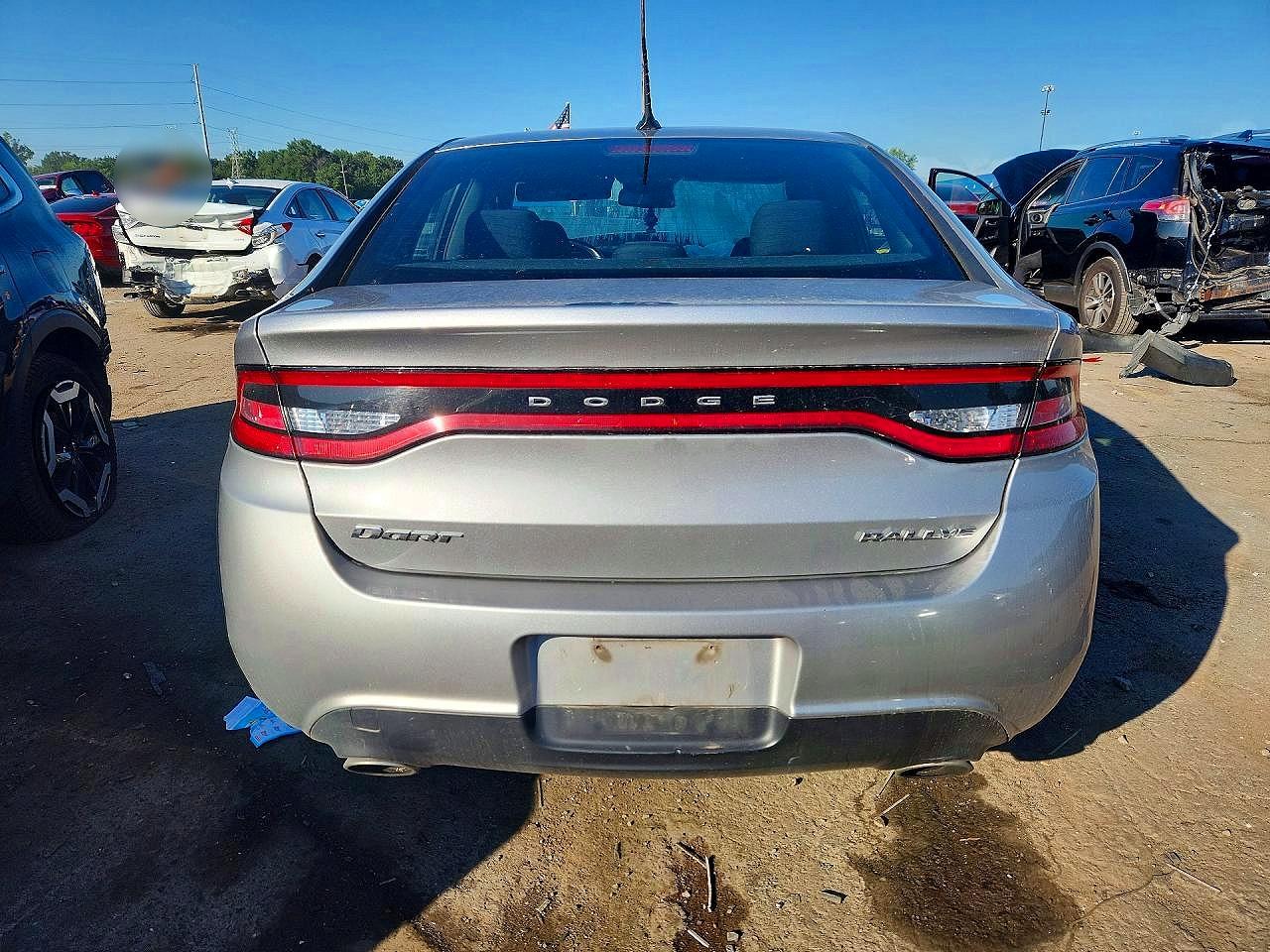2015 Dodge Dart Sxt Серебряный vin: 1C3CDFBB0FD346204