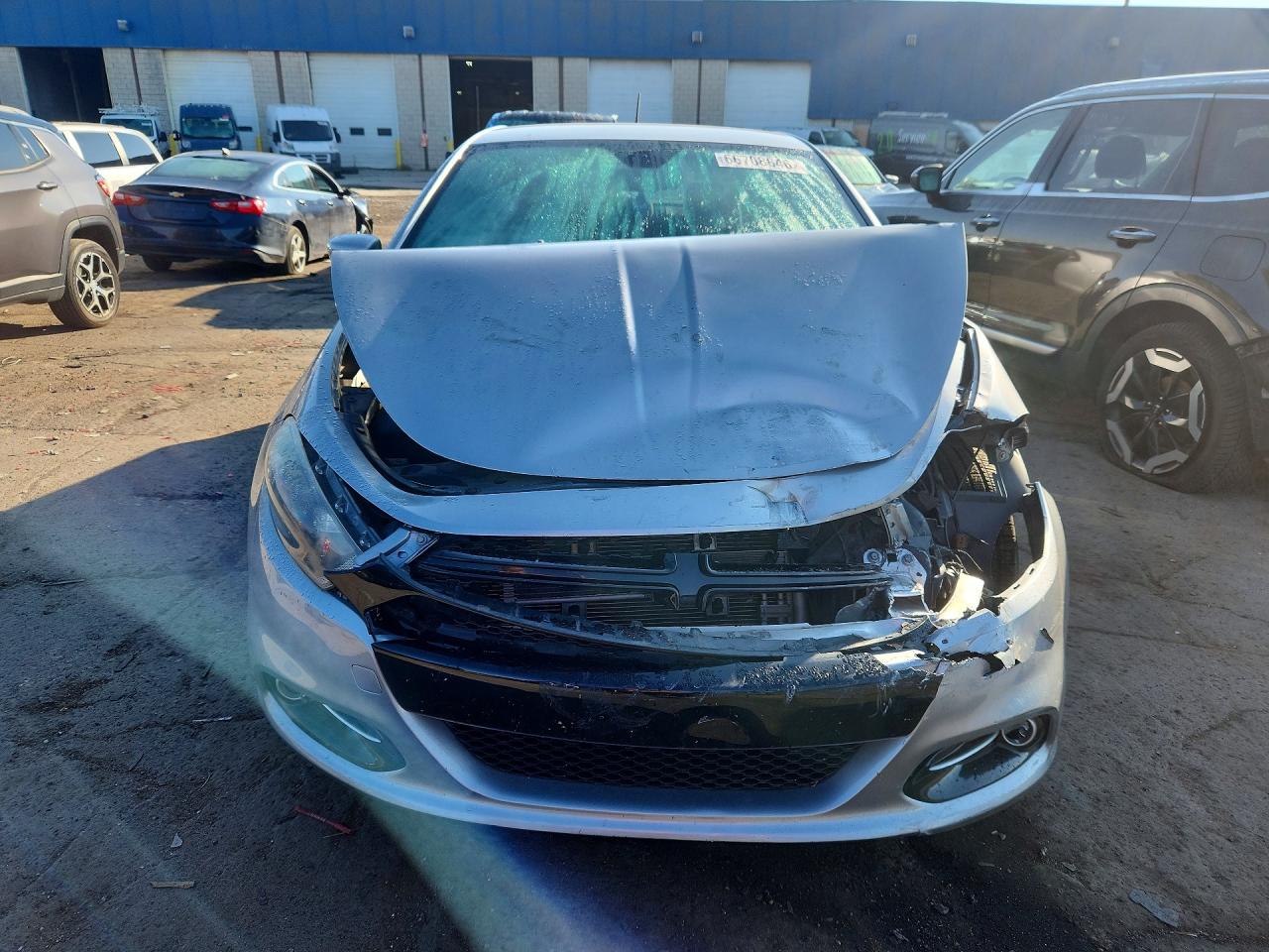 2015 Dodge Dart Sxt Серебряный vin: 1C3CDFBB0FD346204