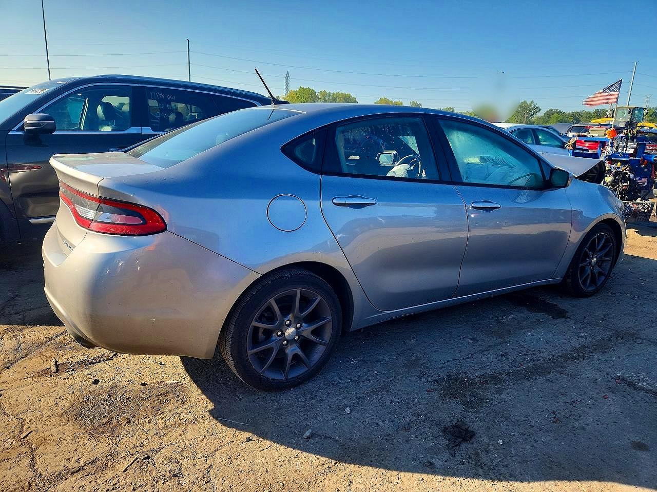 2015 Dodge Dart Sxt Серебряный vin: 1C3CDFBB0FD346204