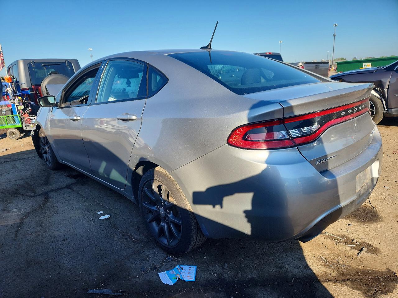 2015 Dodge Dart Sxt Серебряный vin: 1C3CDFBB0FD346204
