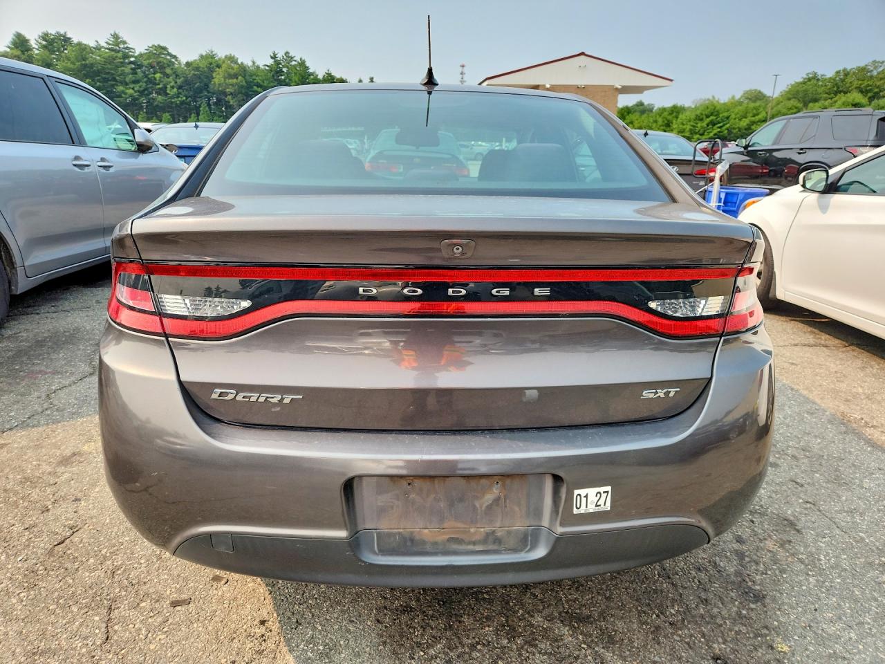 2015 Dodge Dart Sxt Gray vin: 1C3CDFBB0FD369496