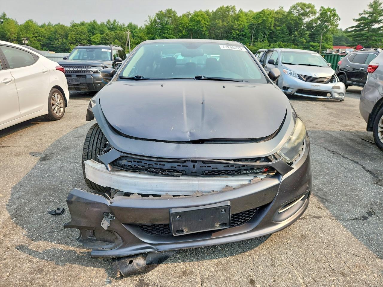 2015 Dodge Dart Sxt Gray vin: 1C3CDFBB0FD369496