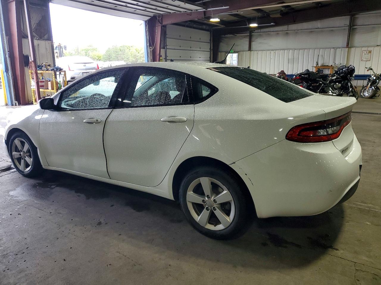 2015 Dodge Dart Sxt White vin: 1C3CDFBB0FD406501