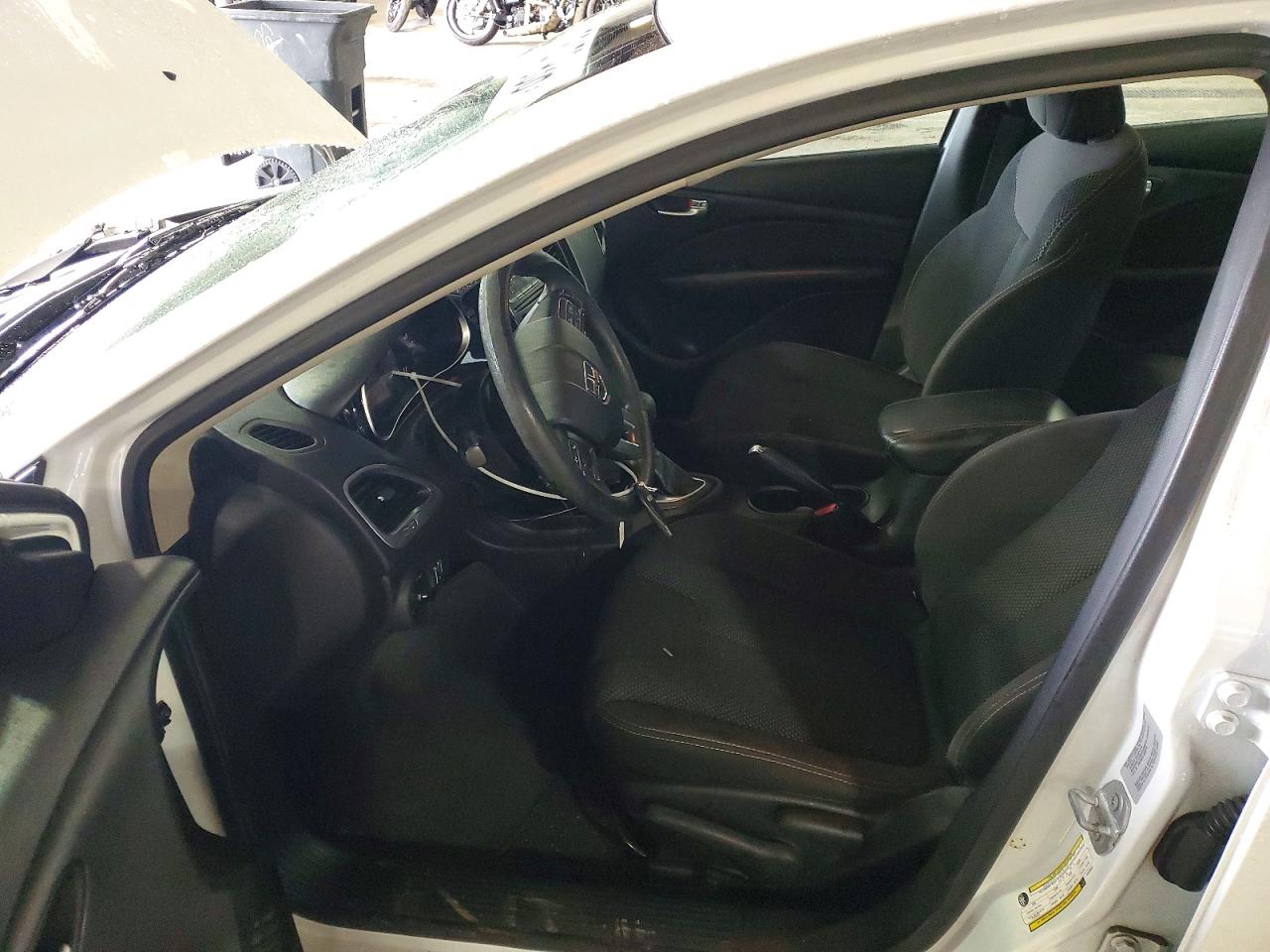 2015 Dodge Dart Sxt White vin: 1C3CDFBB0FD406501