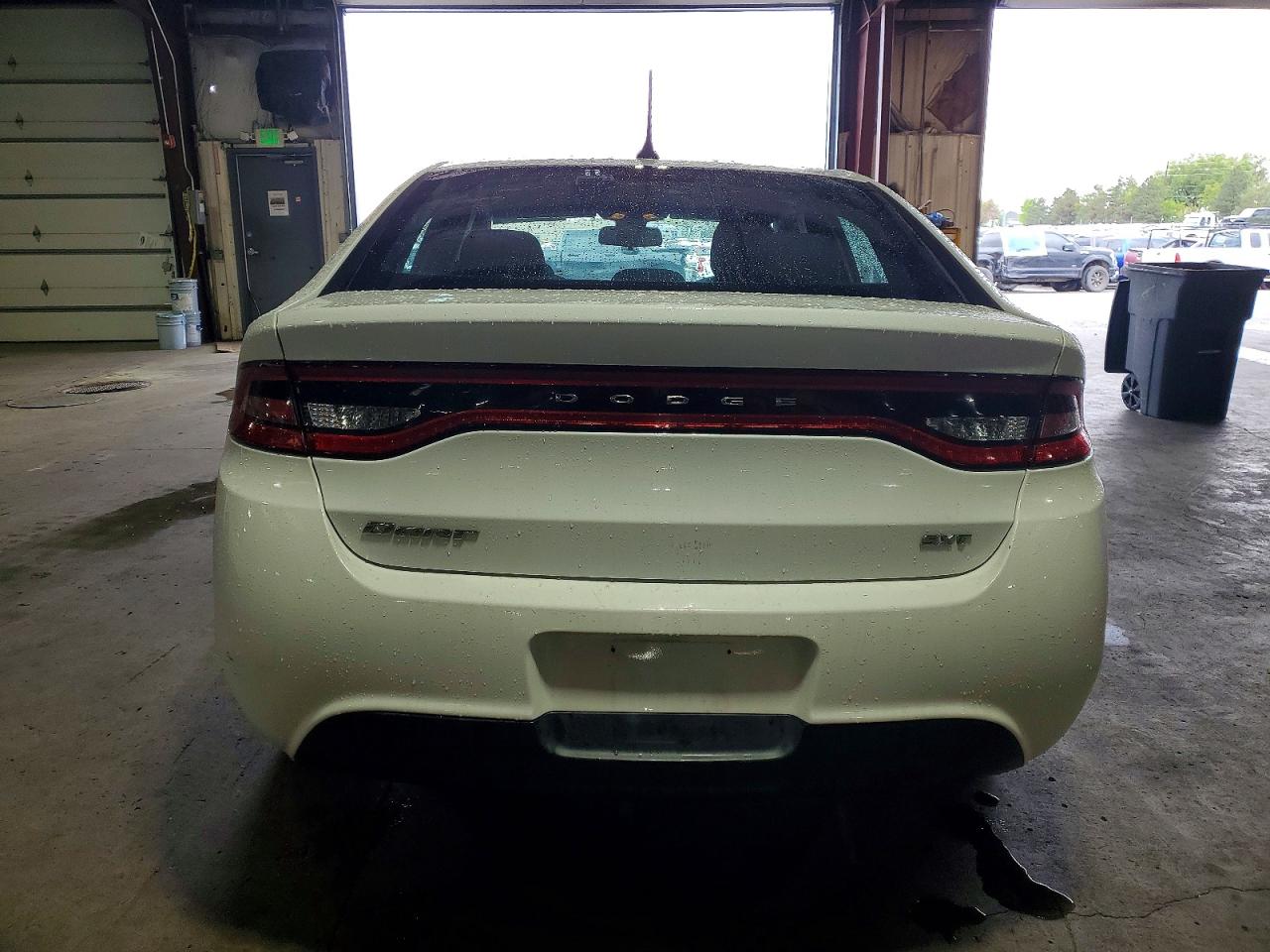2015 Dodge Dart Sxt White vin: 1C3CDFBB0FD406501