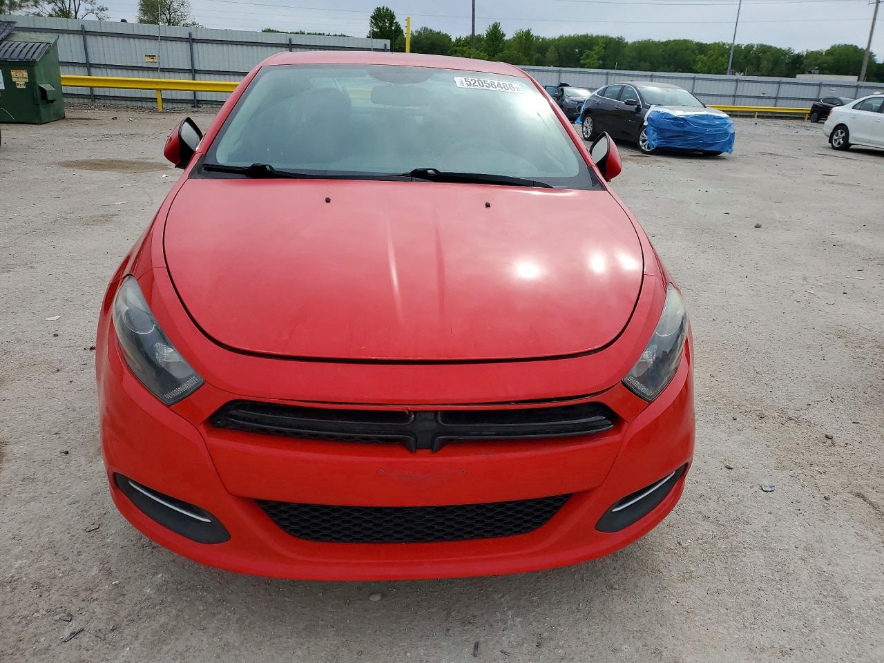 2016 Dodge Dart Sxt Red vin: 1C3CDFBB0GD652742