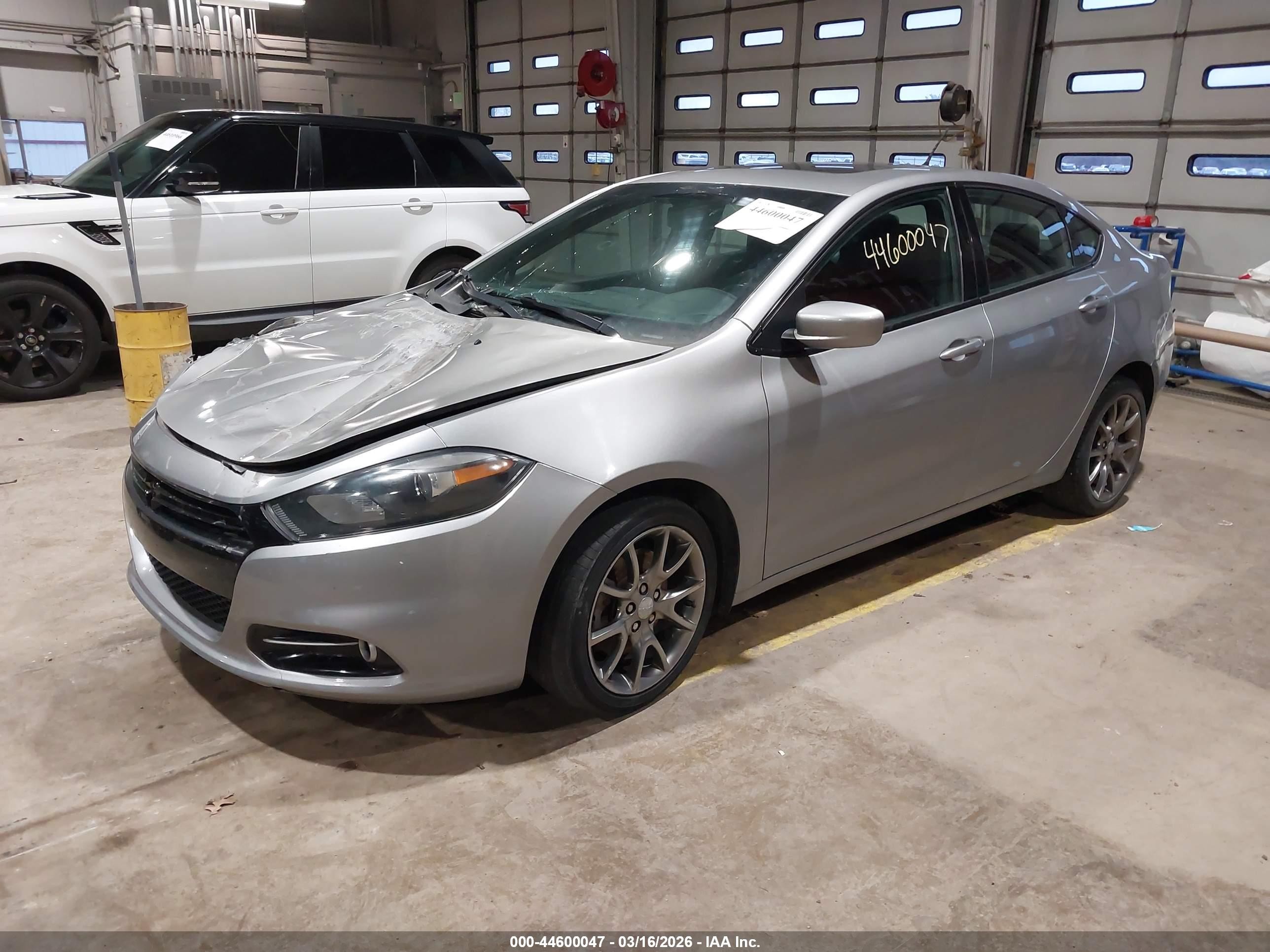 2014 Dodge Dart Sxt Серебряный vin: 1C3CDFBB1ED902731