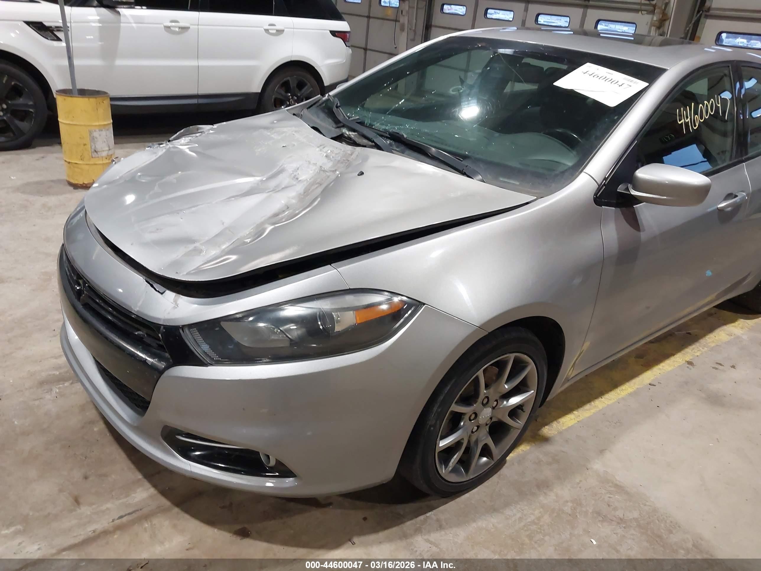 2014 Dodge Dart Sxt Серебряный vin: 1C3CDFBB1ED902731