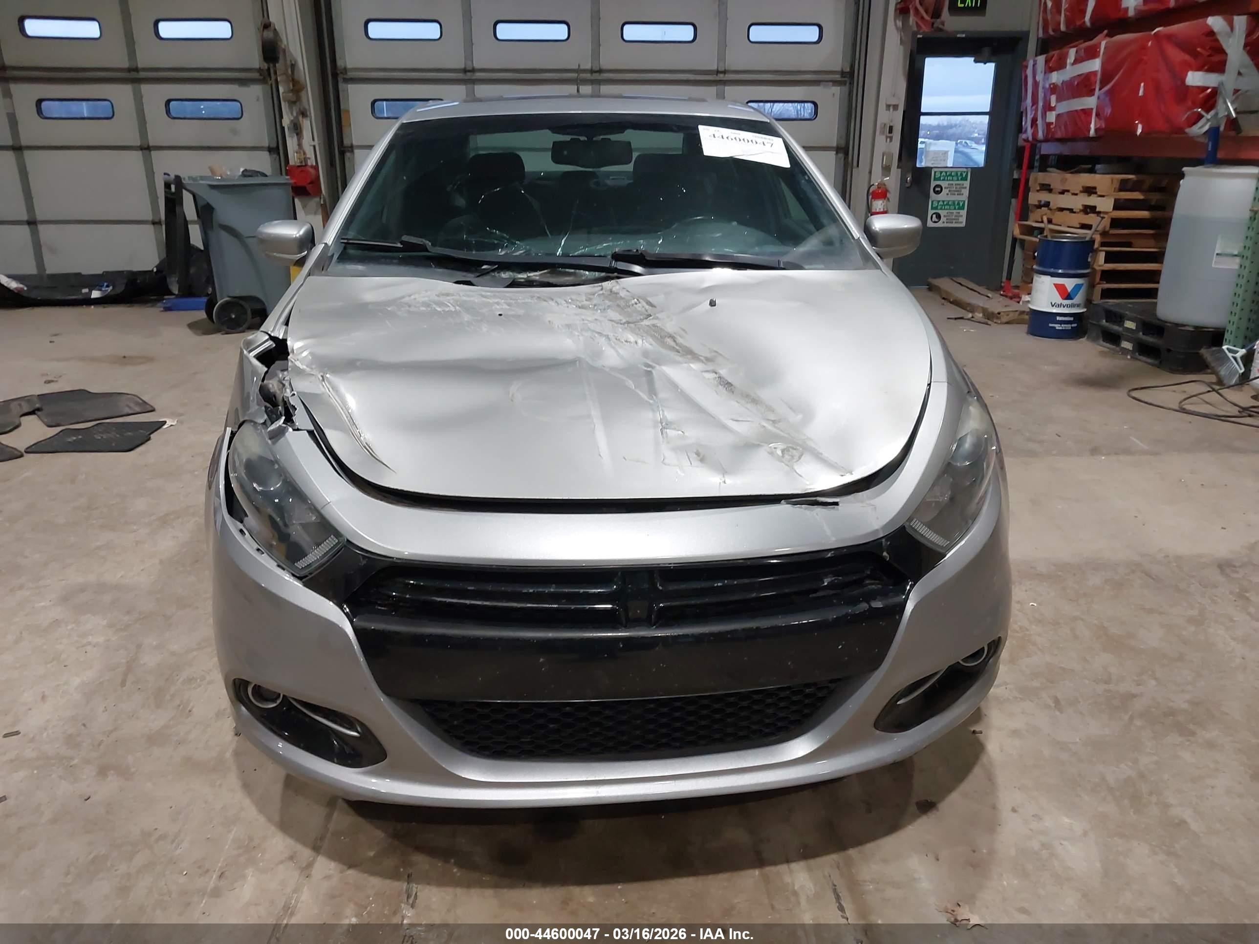 2014 Dodge Dart Sxt Серебряный vin: 1C3CDFBB1ED902731