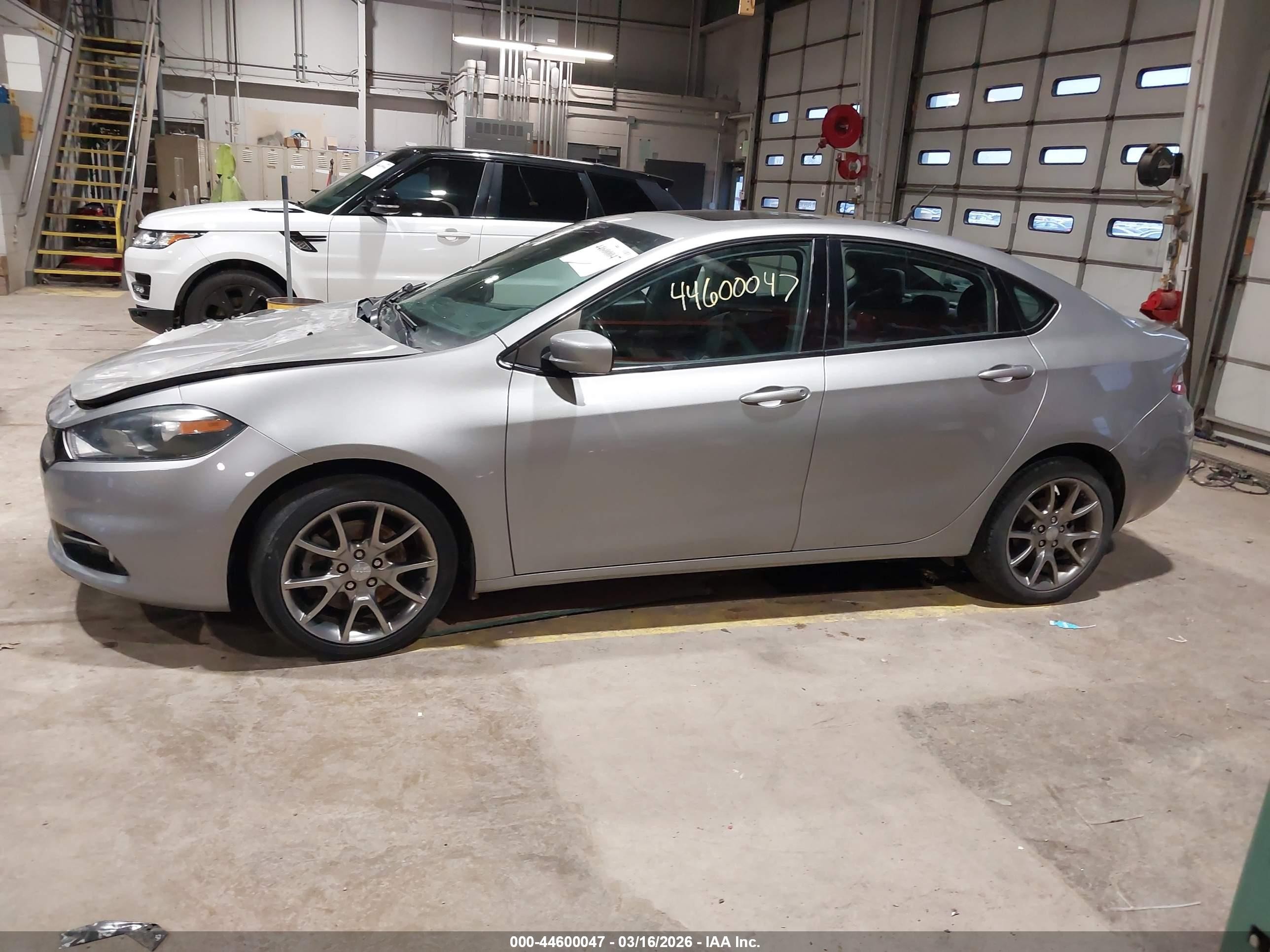 2014 Dodge Dart Sxt Серебряный vin: 1C3CDFBB1ED902731