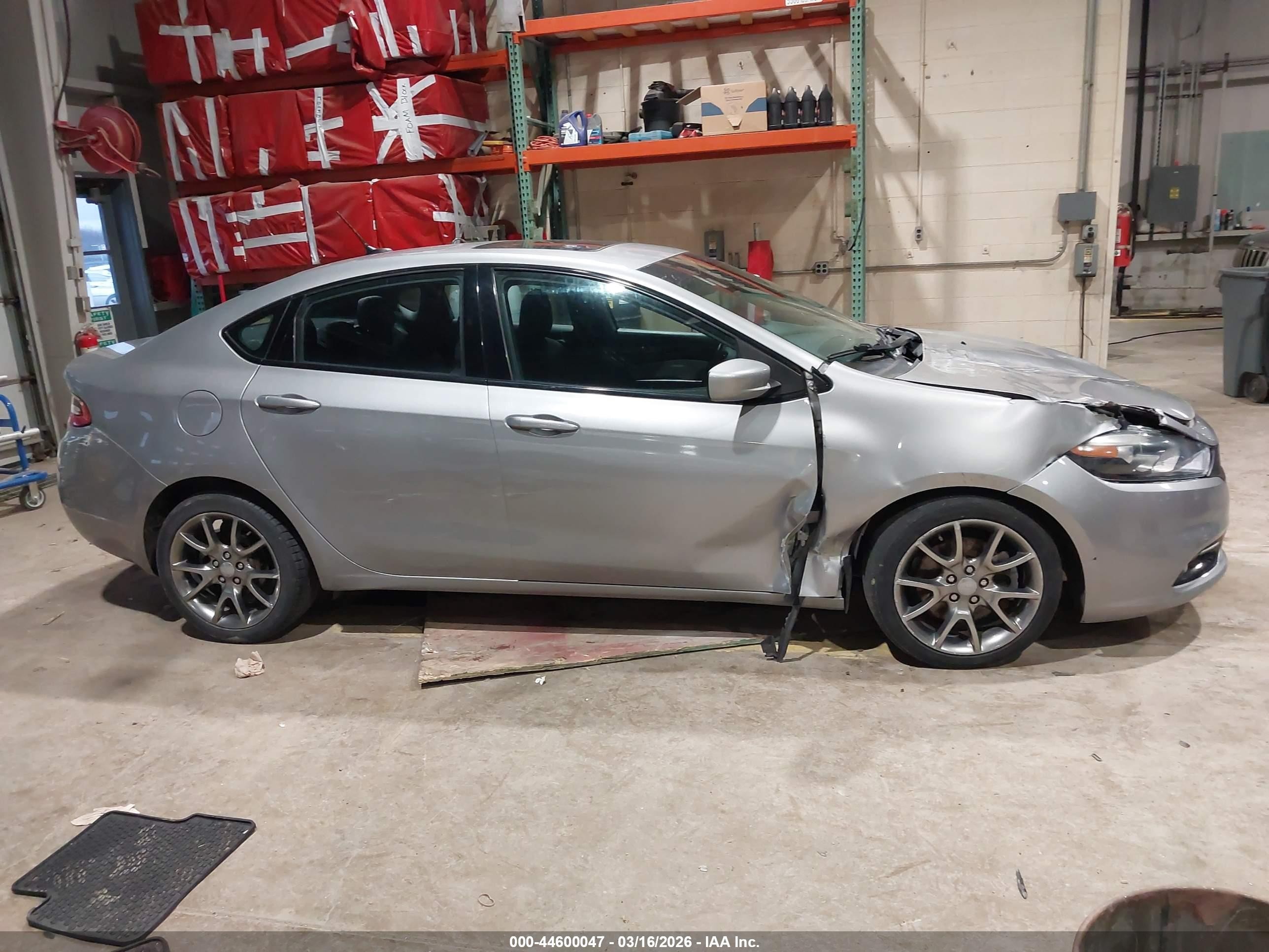 2014 Dodge Dart Sxt Серебряный vin: 1C3CDFBB1ED902731