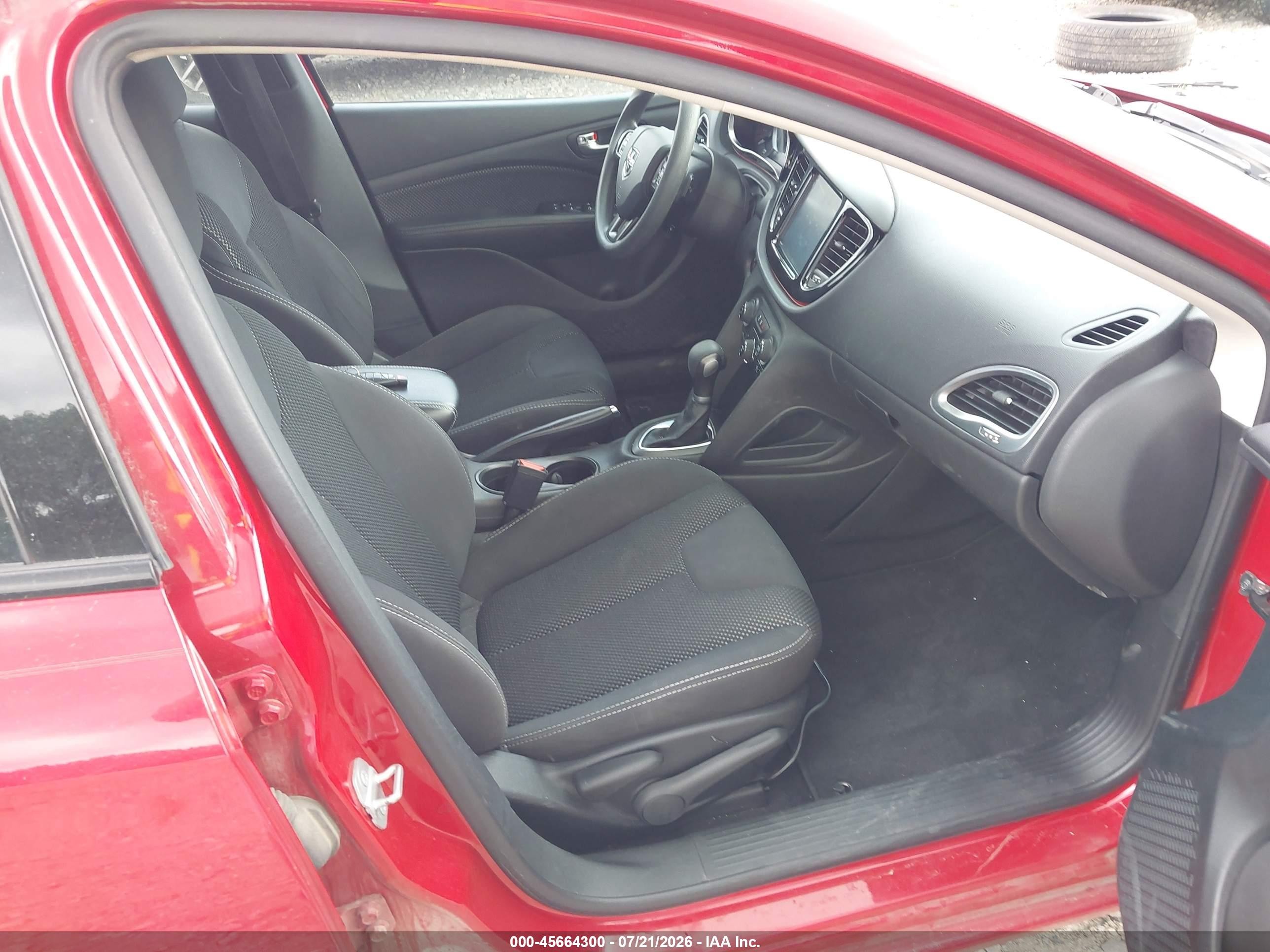 2014 Dodge Dart Sxt Red vin: 1C3CDFBB1ED913549