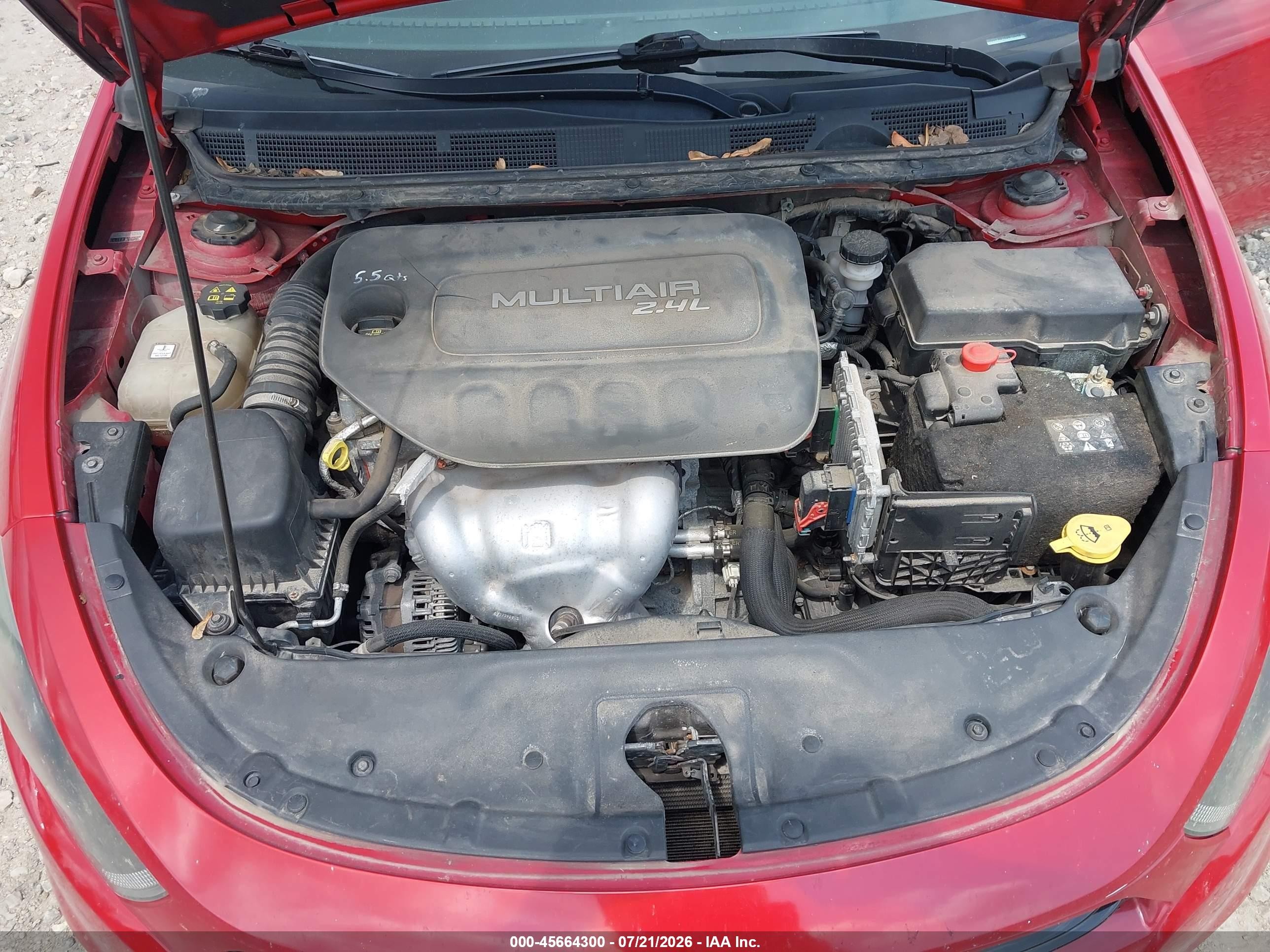 2014 Dodge Dart Sxt Red vin: 1C3CDFBB1ED913549