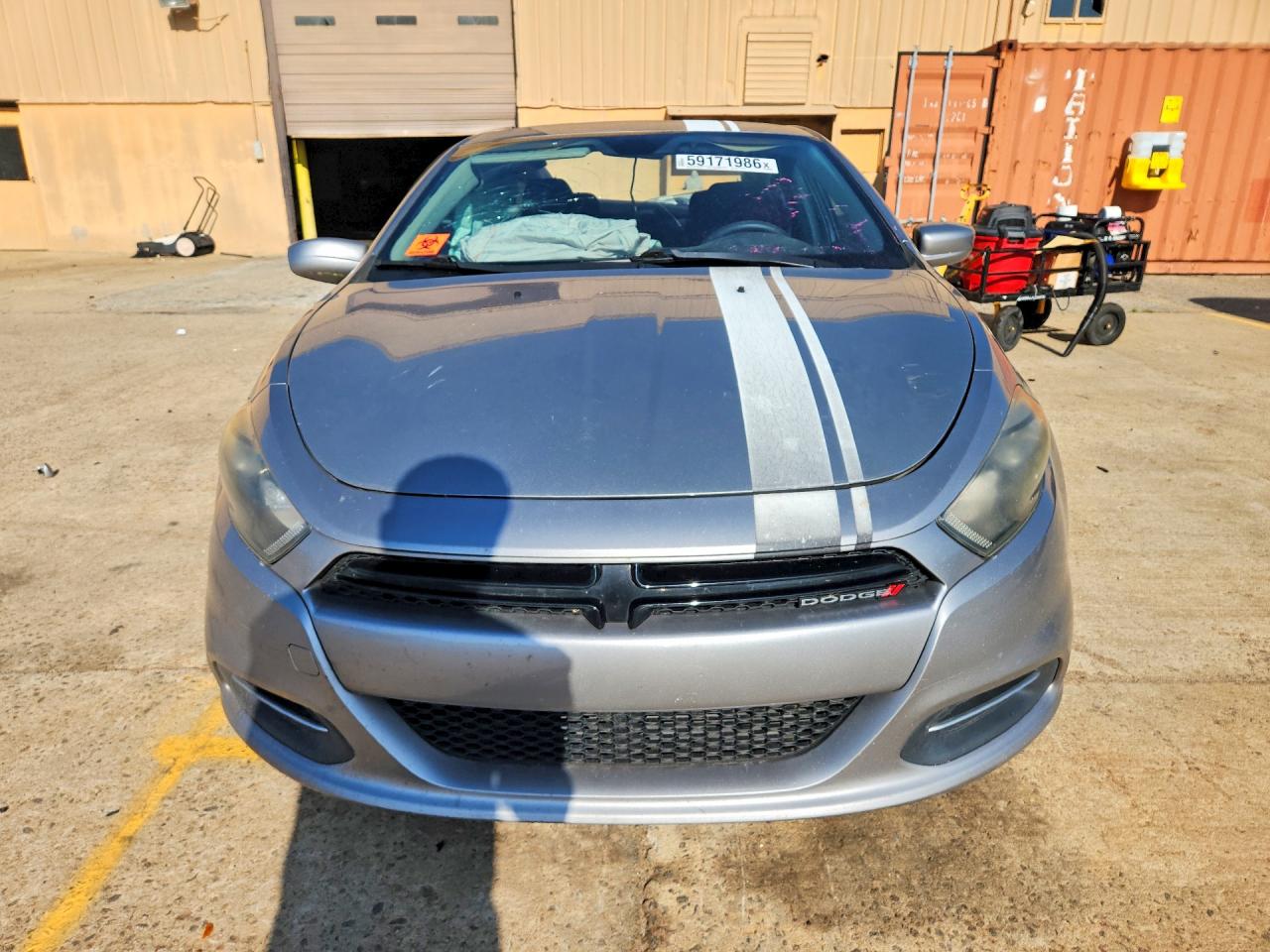 2015 Dodge Dart Sxt Silver vin: 1C3CDFBB1FD112797