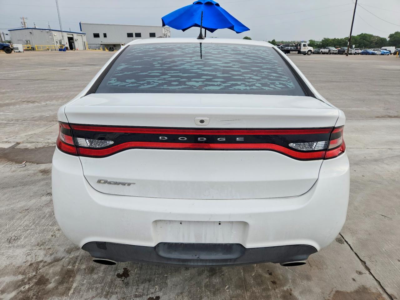 2015 Dodge Dart White vin: 1C3CDFBB1FD124898
