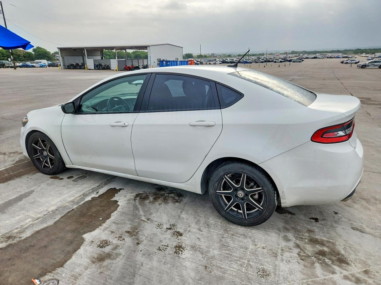 2015 Dodge Dart White vin: 1C3CDFBB1FD124898