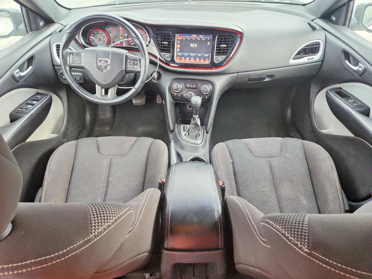 2015 Dodge Dart White vin: 1C3CDFBB1FD124898