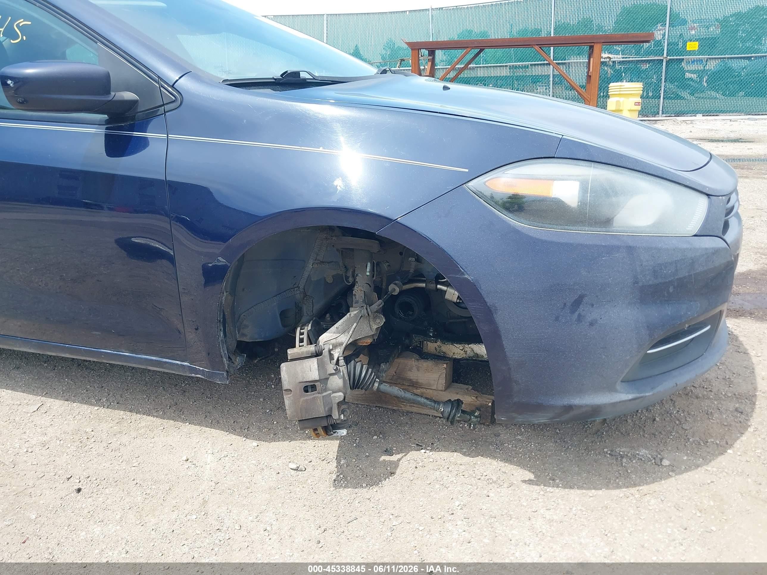 2015 Dodge Dart Sxt Blue vin: 1C3CDFBB1FD128997