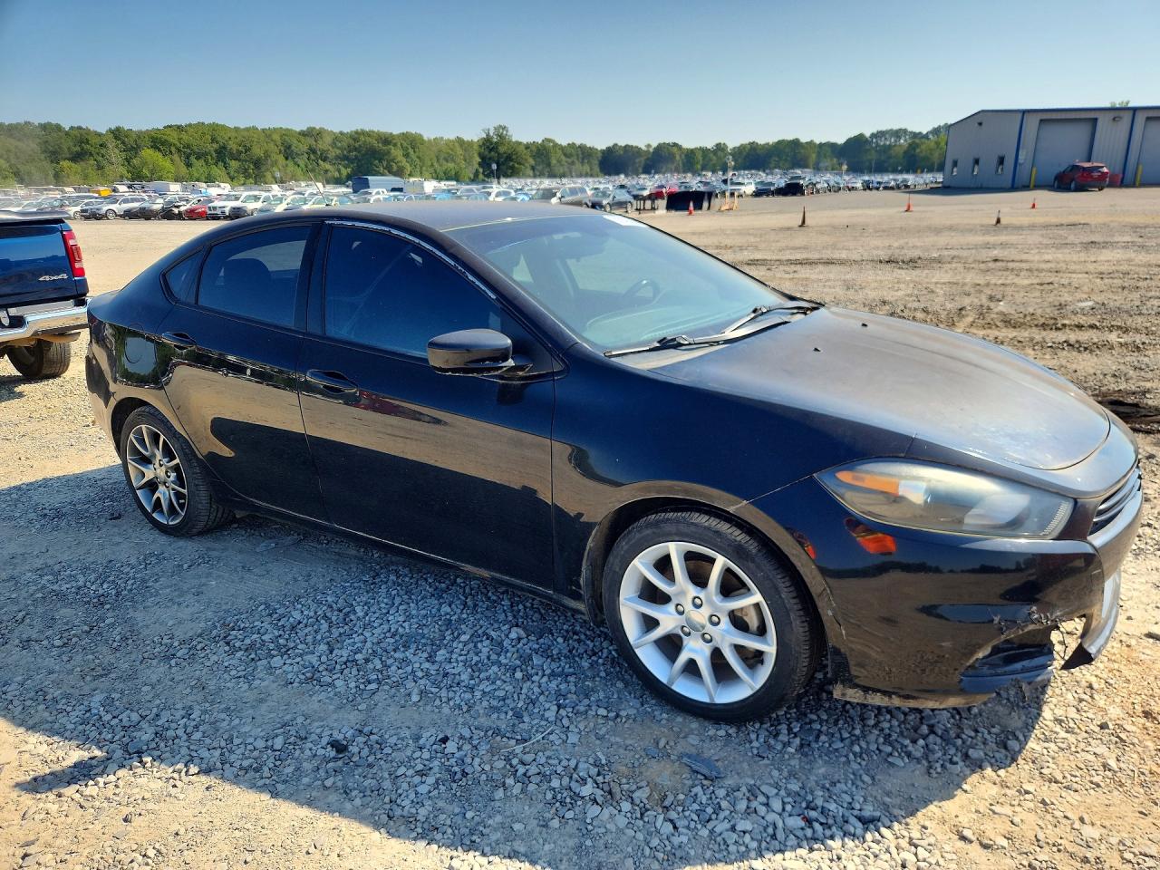 2015 Dodge Dart Sxt Black vin: 1C3CDFBB1FD142415