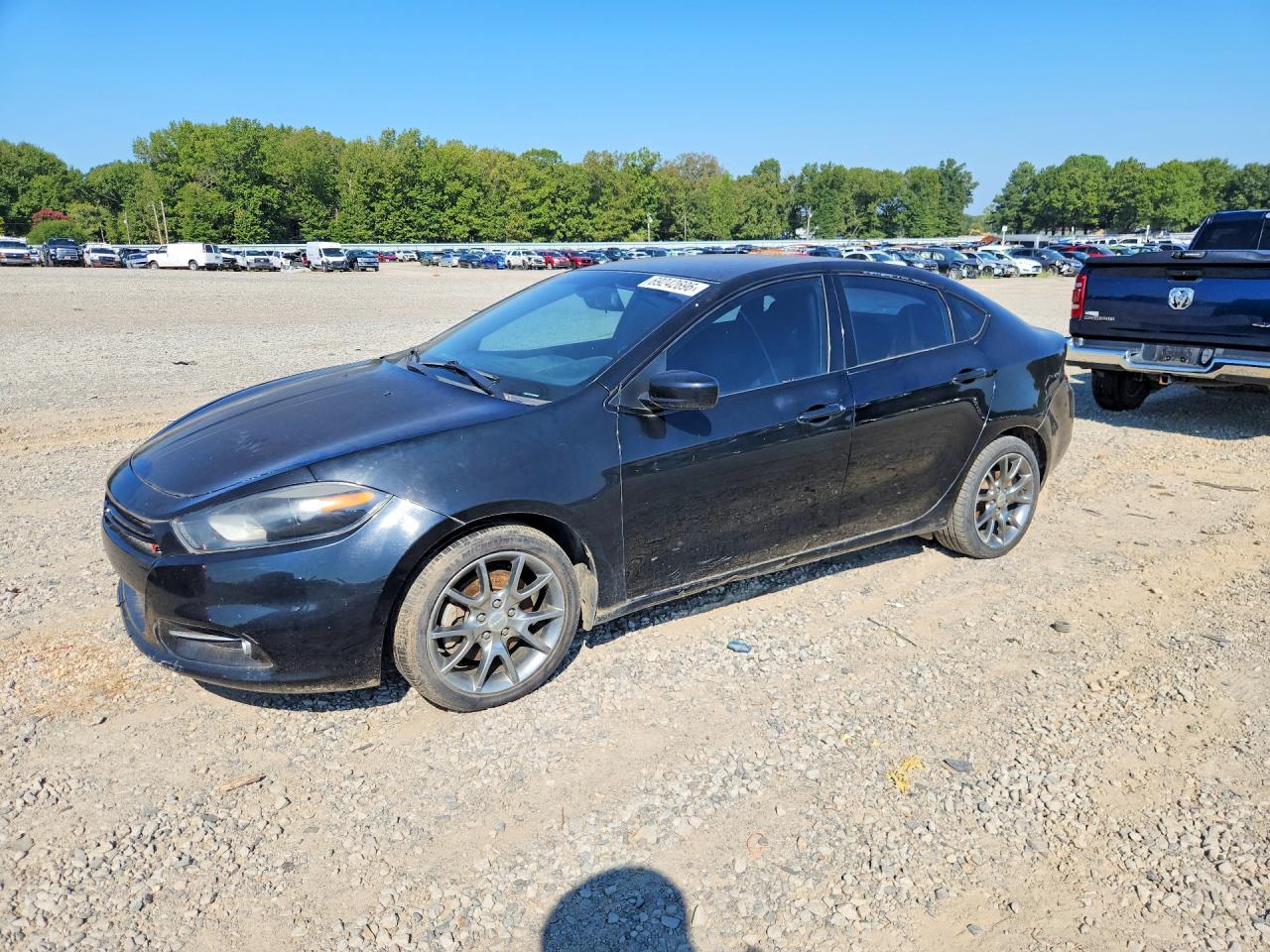 2015 Dodge Dart Sxt Black vin: 1C3CDFBB1FD142415